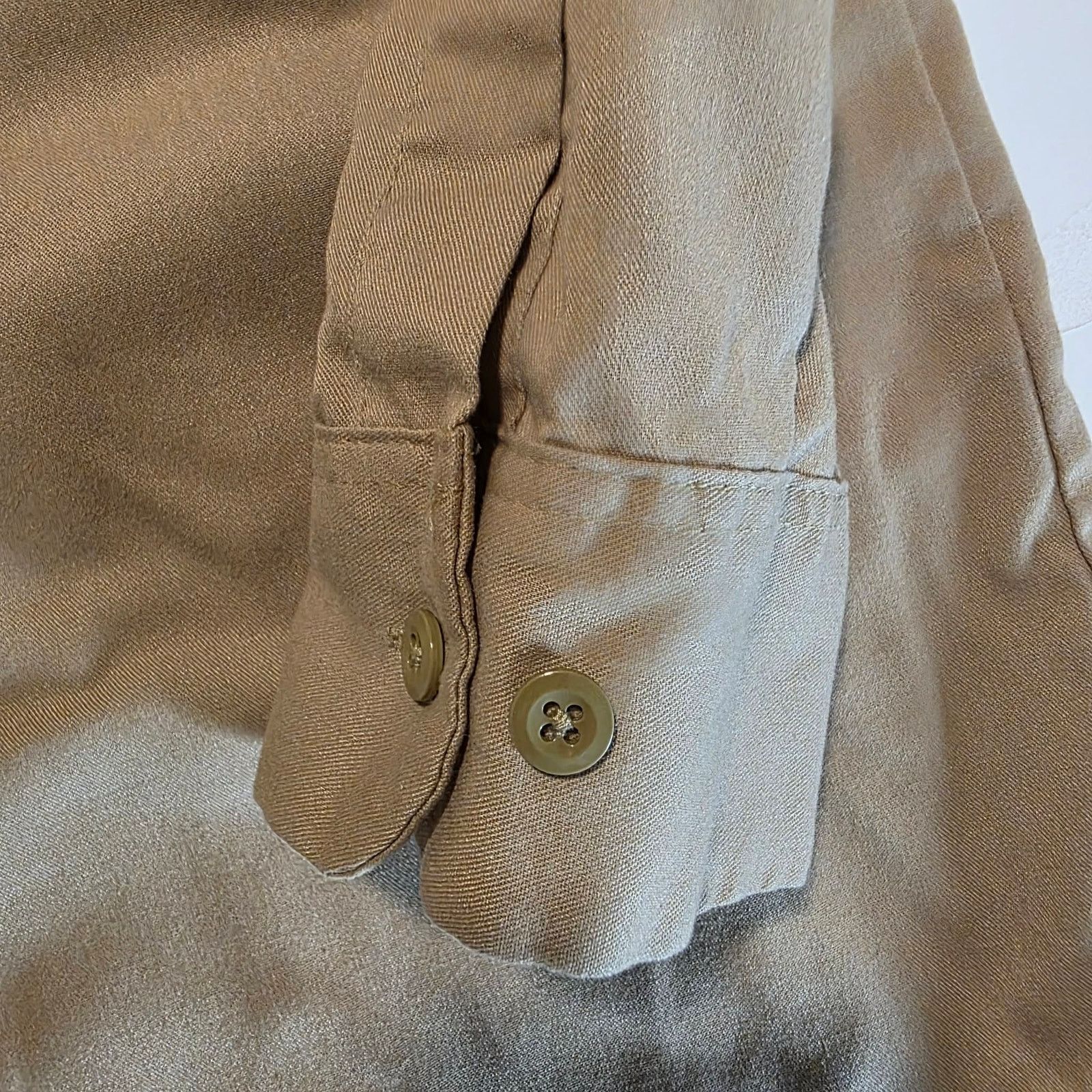 Dickies Dickies Flex Men's XL WORK Sleeve Tan Button Up Two Pocket Size US XL / EU 56 / 4 - 7 Thumbnail