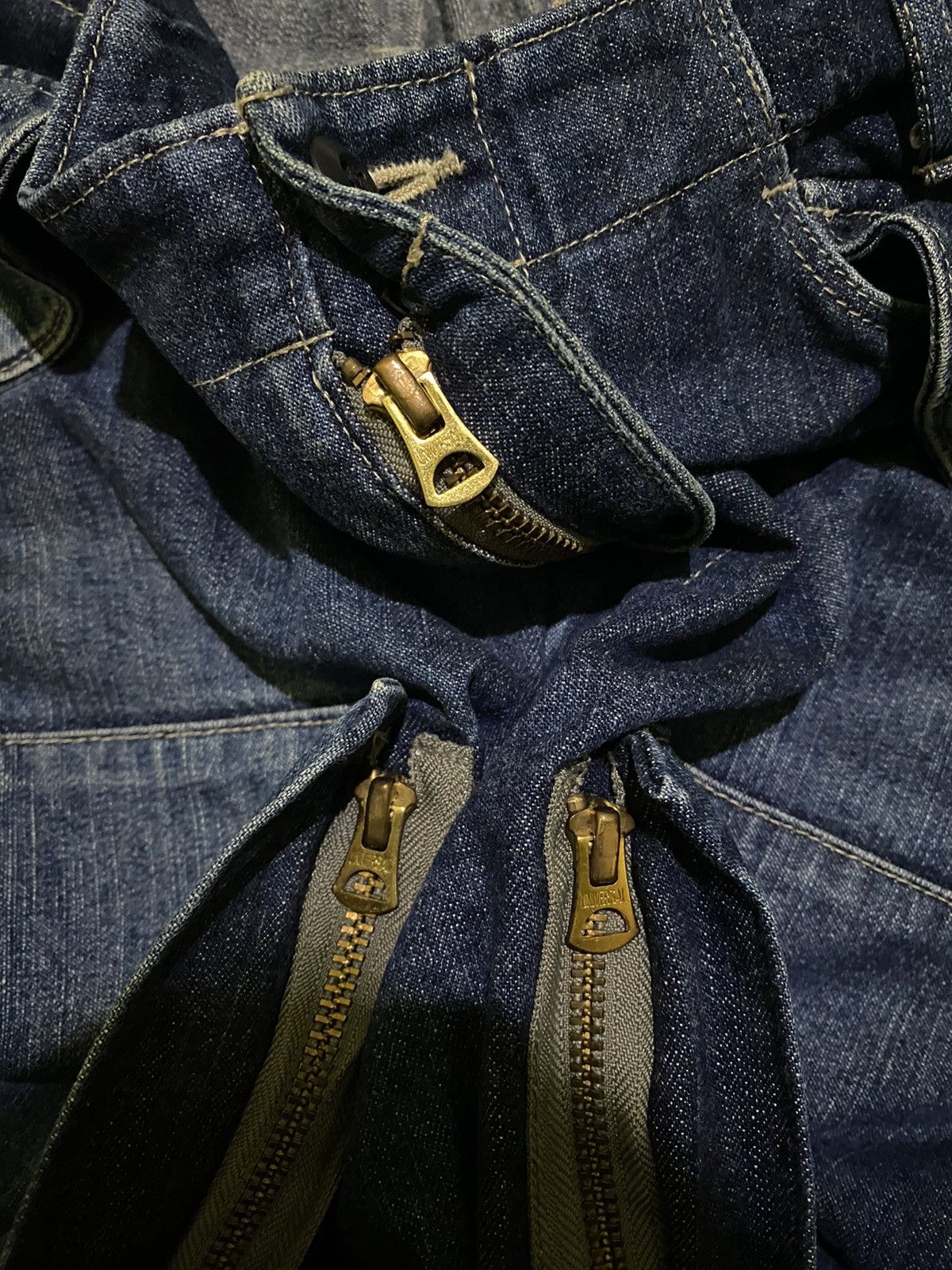 Hysteric Glamour Y2k Blue way “number nine style” baggy jeans Size US 34 / EU 50 - 7 Thumbnail