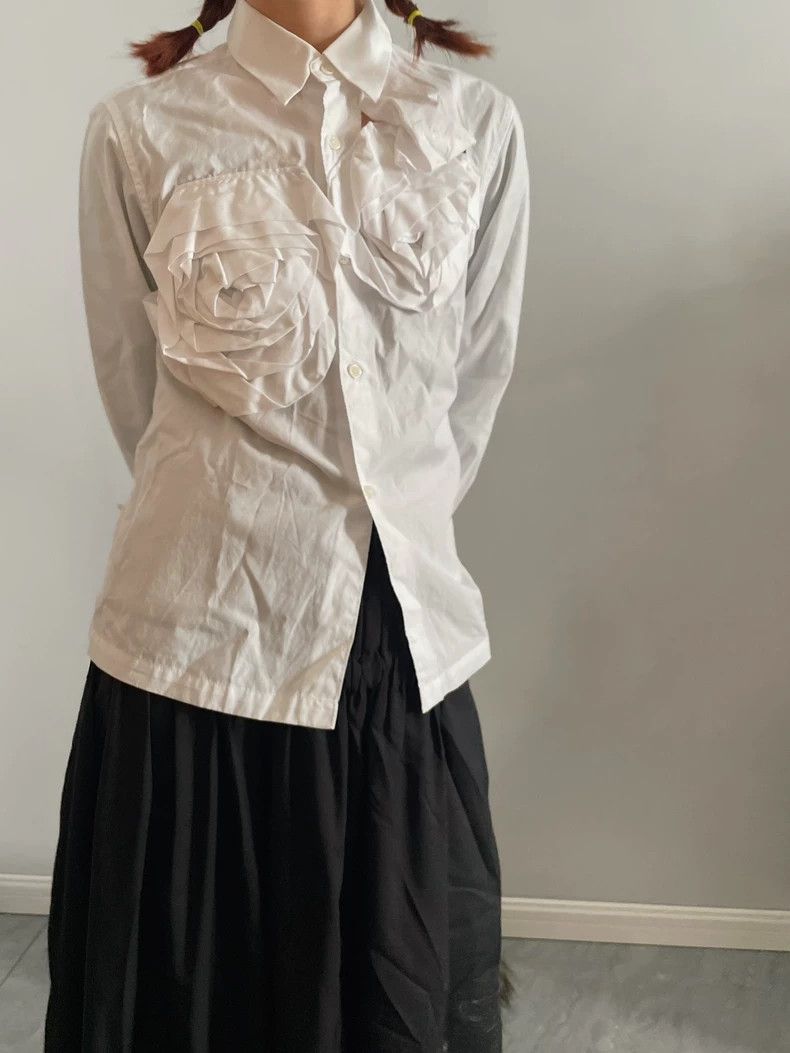 Comme des Garcons Comme Des Garcons Three-dimensional Rose Shirt Size S / US 4 / IT 40 - 2 Thumbnail