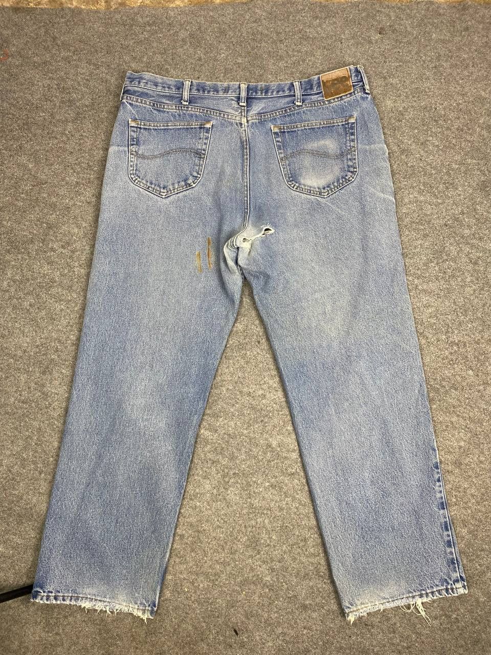 Lee vintage lee relaxed fit distressed denim Size US 44 / EU 60 - 1 Thumbnail
