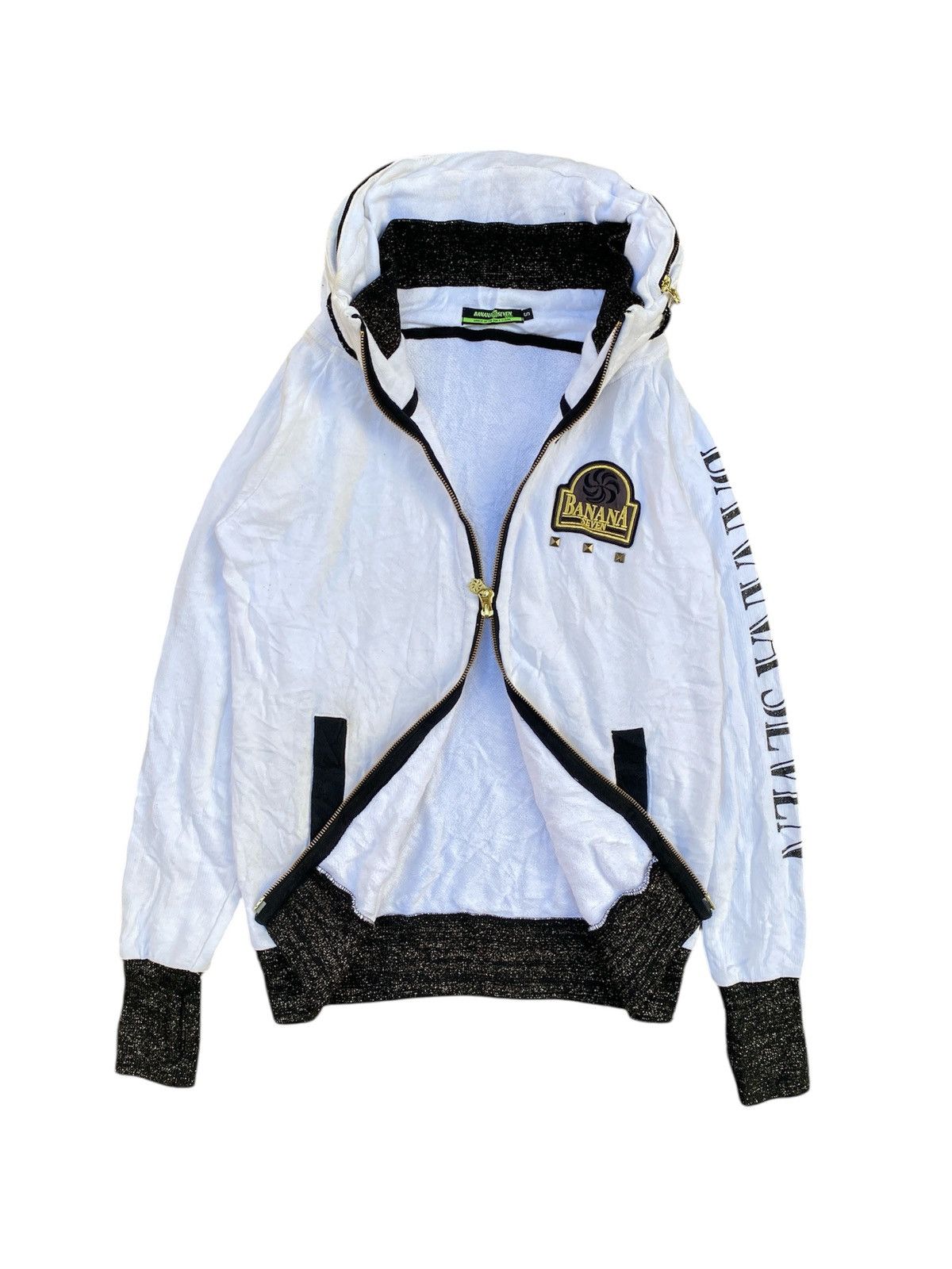 If Six Was Nine × Japanese Brand × Le Grande Bleu (L.G.B.) Banana Seven GOA style- Bono Apocalypse Zip Hoodie Size US S / EU 44-46 / 1 - 5 Thumbnail