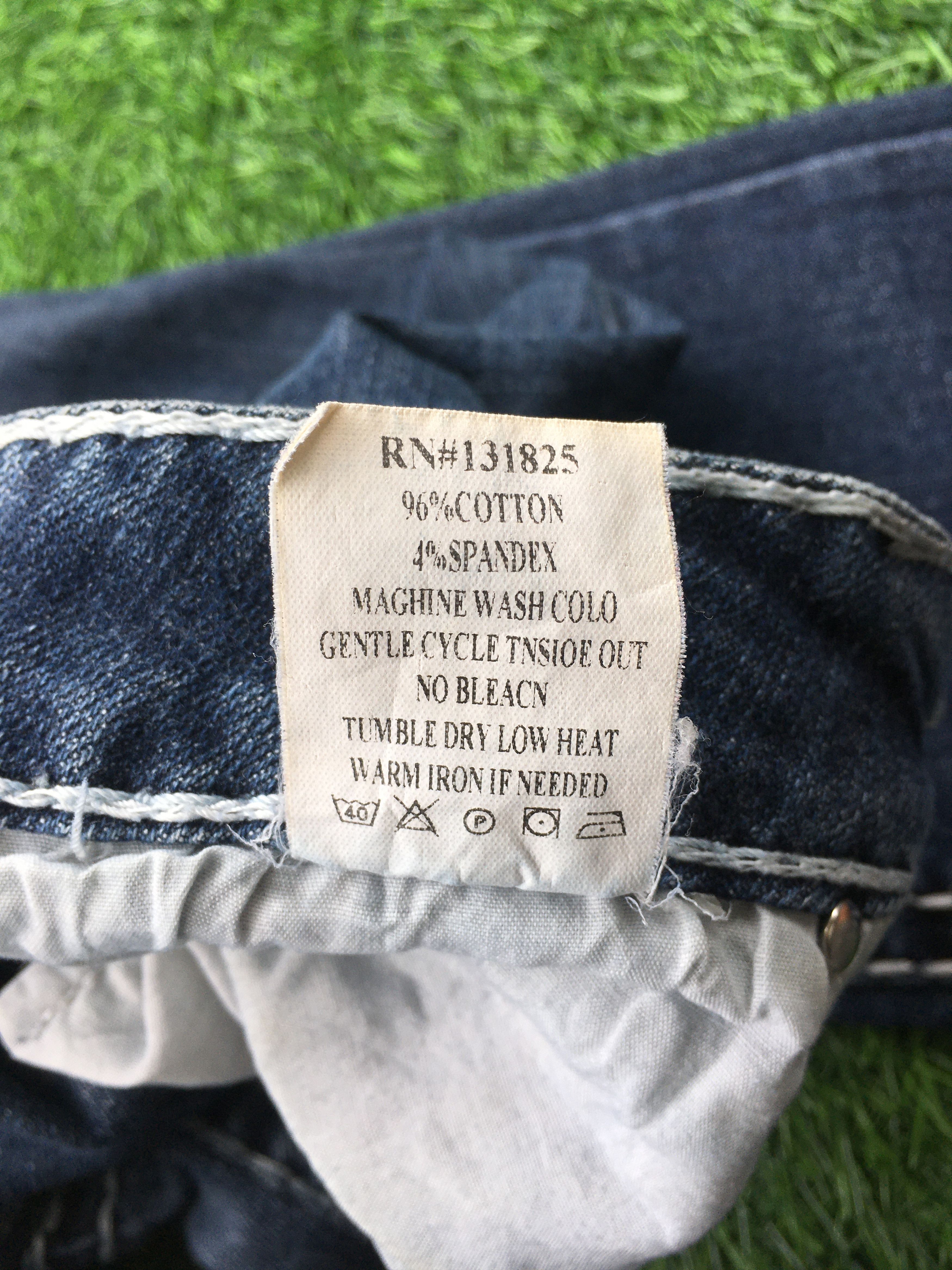 Grace in LA × Jean Miss Chic Slim Boot Cut Jeans D-977 Size 27" / US 4 / IT 40 - 11 Thumbnail