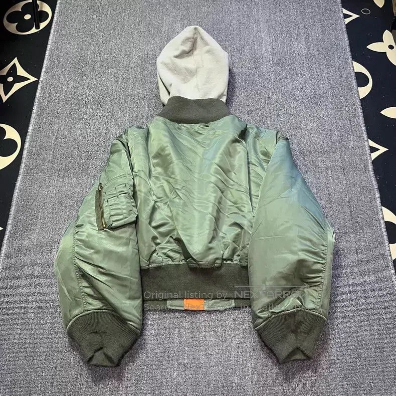 Vetements Vetements Baseball Jacket Hooded Bomber Jacket Short Lengt Size US M / EU 48-50 / 2 - 2 Thumbnail