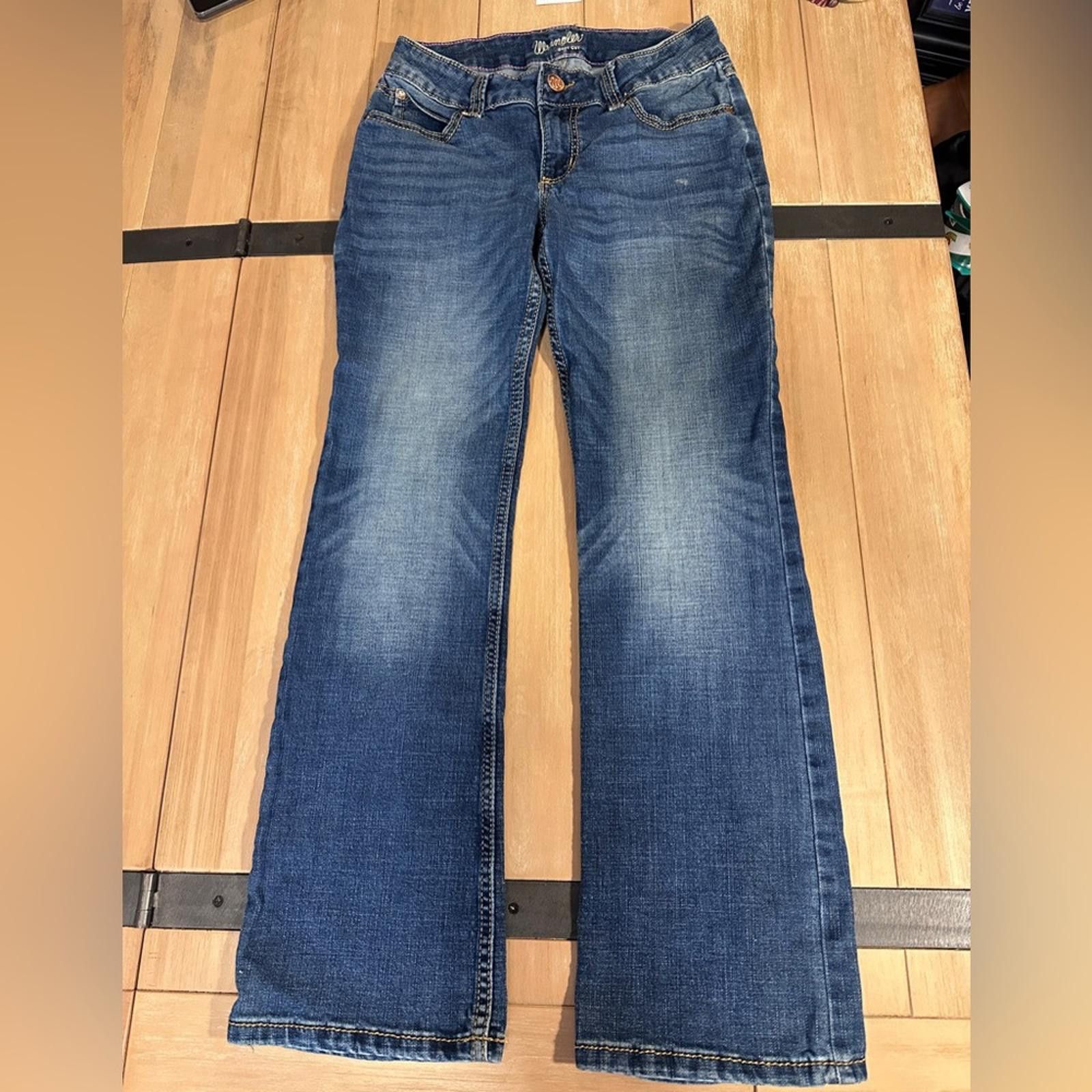 Wrangler Wrangler Bootcut Jean 5 x 32 EUC Whisker Wash Size 32" / US 10 / IT 46 - 3 Thumbnail
