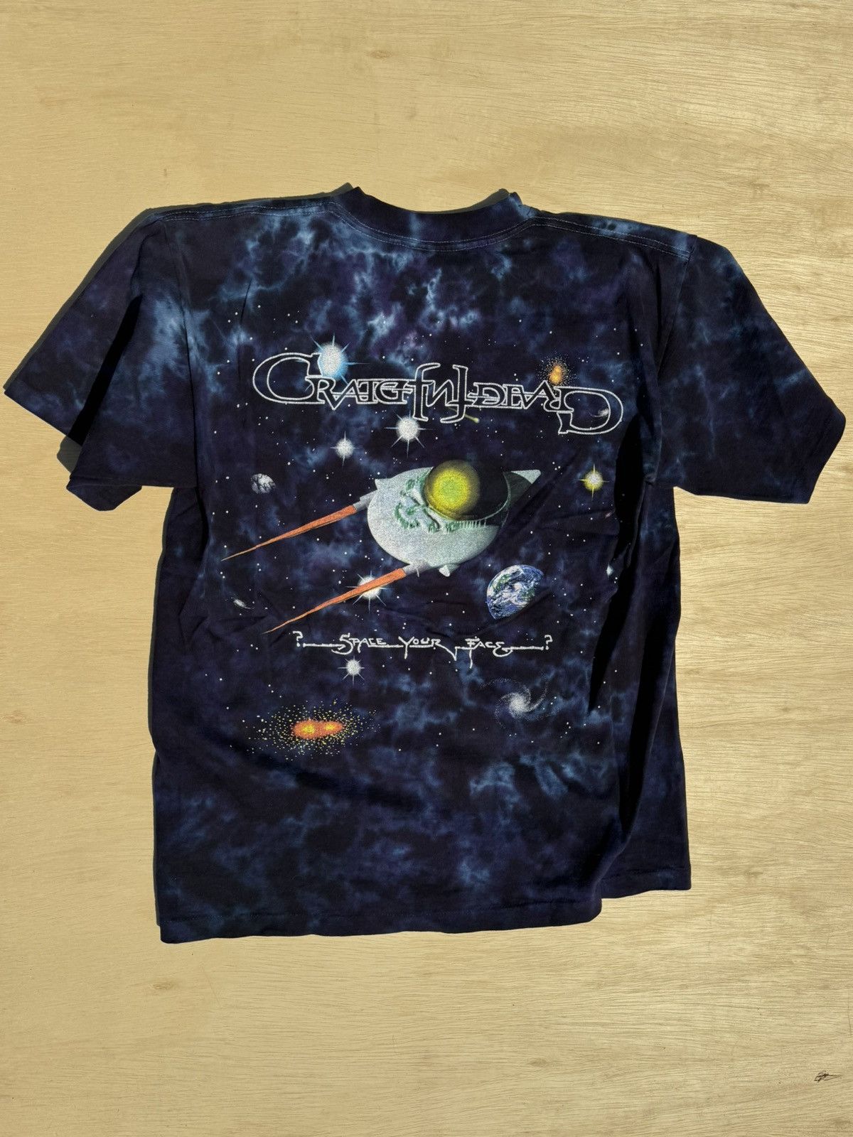 Band Tees × Grateful Dead × Vintage 1997 Grateful Dead Space Your Face Vintage Rock Band T-Shirt Size US L / EU 52-54 / 3 - 9 Thumbnail