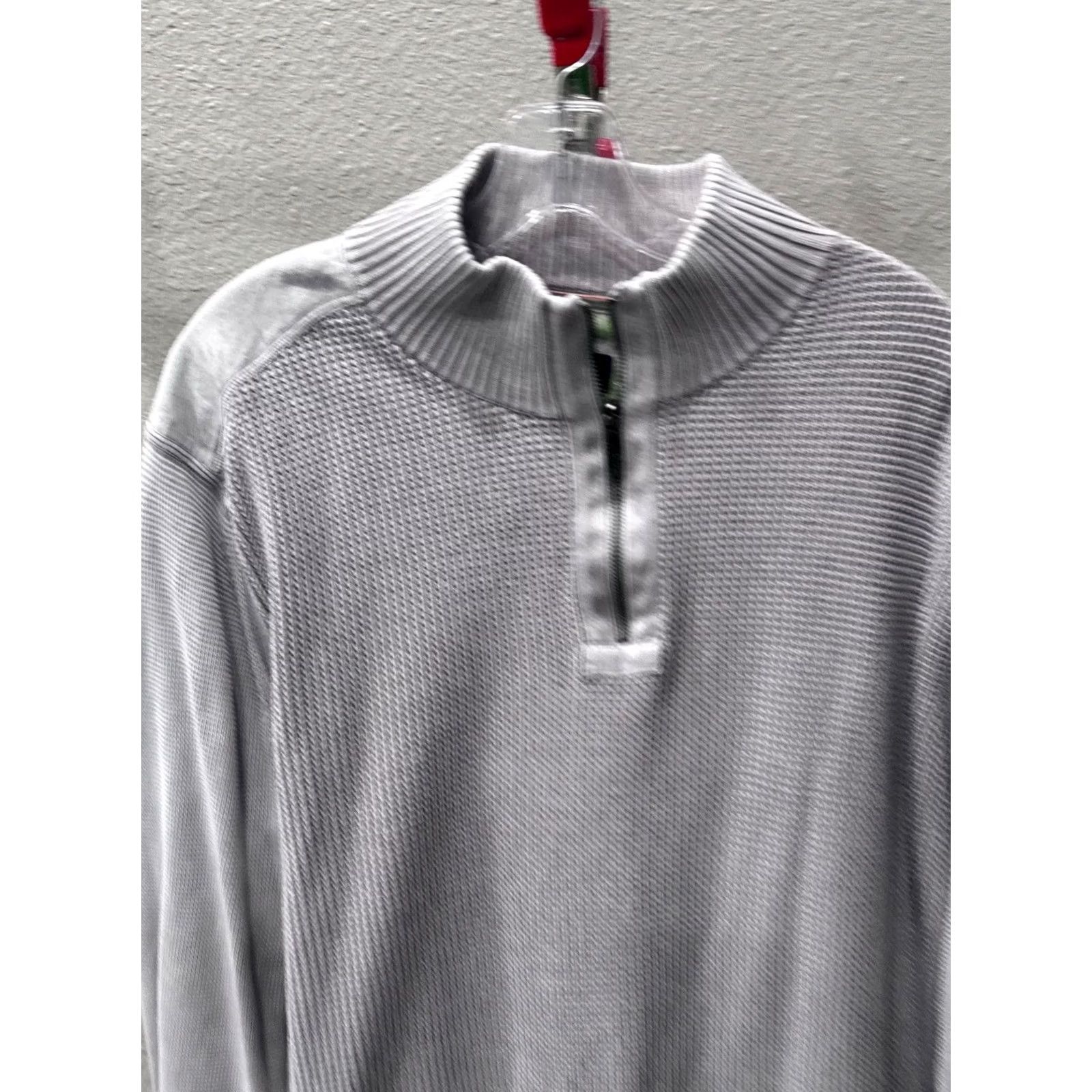 Tommy Bahama MINT Tommy Bahama Gray Knit Zip SWEATER 2XL XXL Shirt Mens Knit Zip Cardigan Multicolor 90s Size US XXL / EU 58 / 5 - 5 Thumbnail