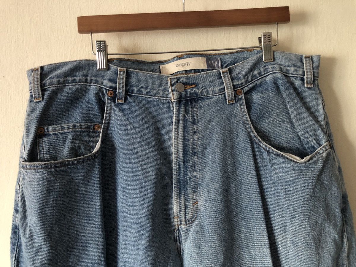 Gap × Vintage Vintage Gap Usa Baggy Denim Jeans Hip Hop Size US 39 - 2 Thumbnail