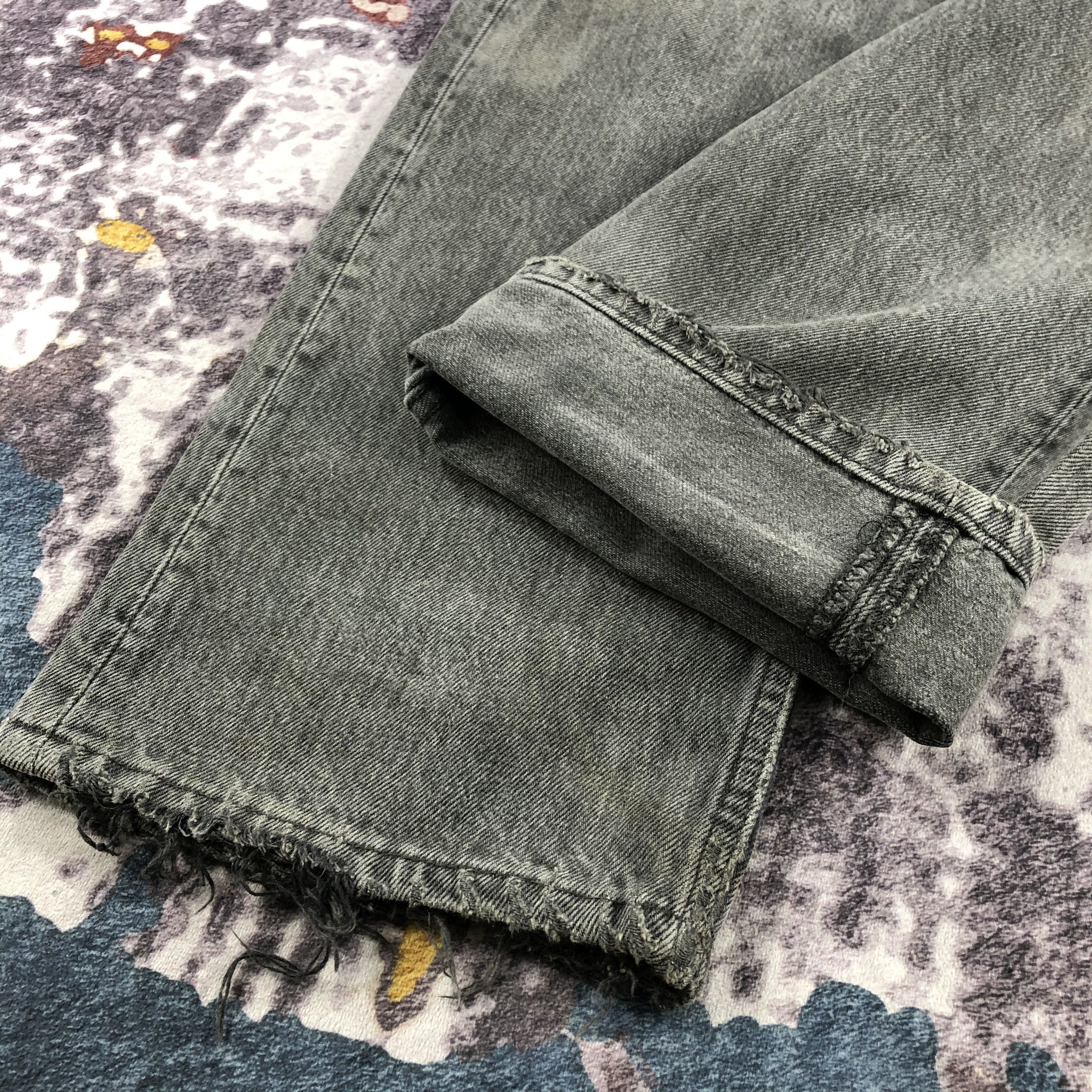 Levi's × Vintage Vintage 90s Levis 501 Ripped Jeans-JM2644 Size US 32 / EU 48 - 9 Thumbnail