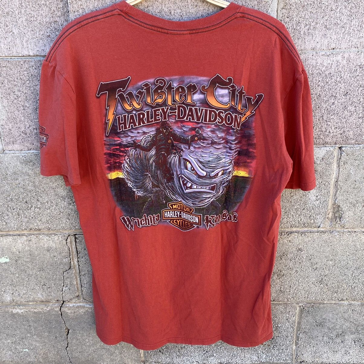 Harley Davidson Harley Davidson Shirt Large Wichita Kansas Twister City Size US L / EU 52-54 / 3 - 1 Thumbnail