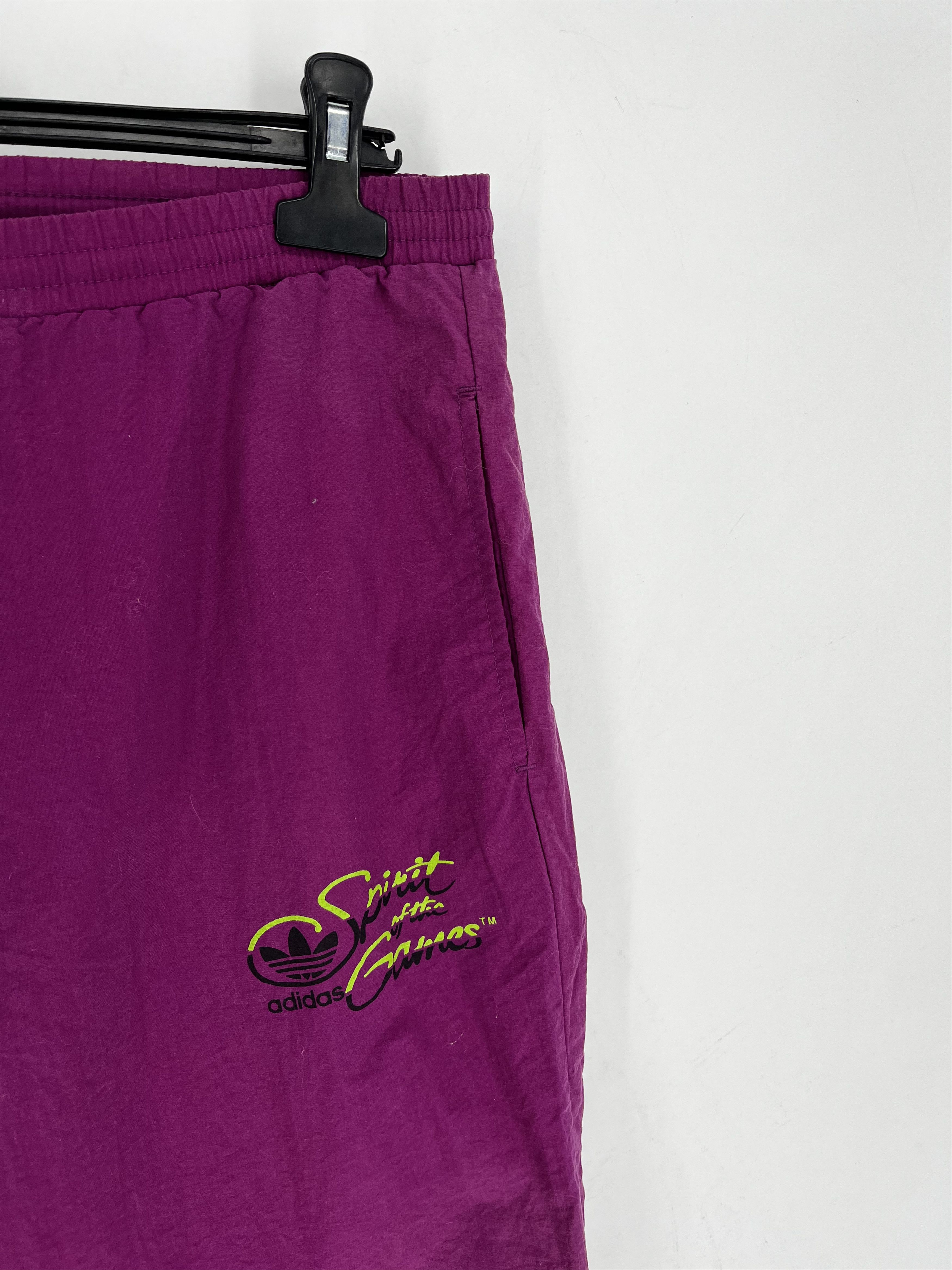 Other Rare 90s Adidas Track Pants Vintage Y2K Purple Size M Size US 32 / EU 48 - 7 Thumbnail