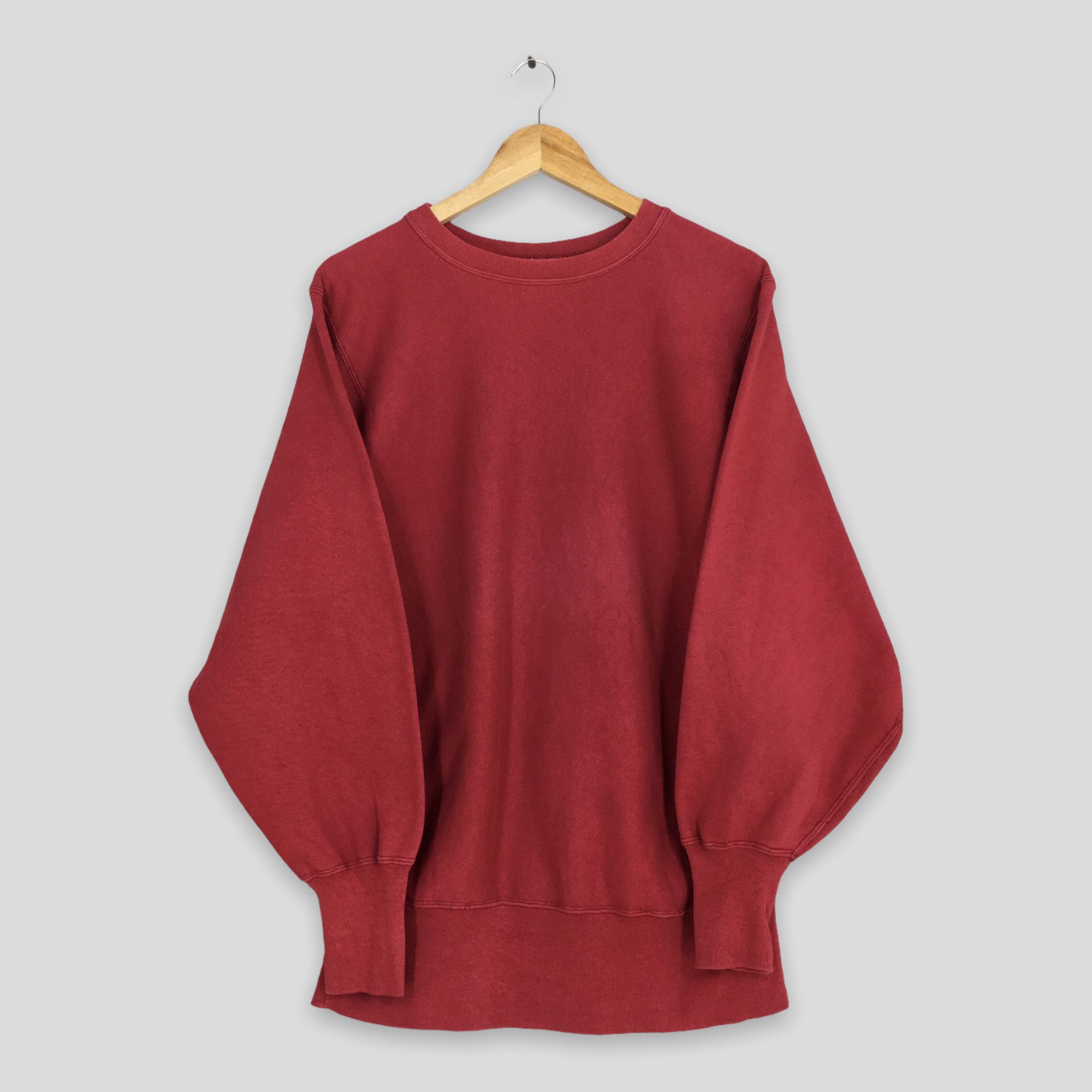 Champion × Vintage Vintage Champion Reverse Weave Red Sweatshirt Medium Size US M / EU 48-50 / 2 - 1 Thumbnail