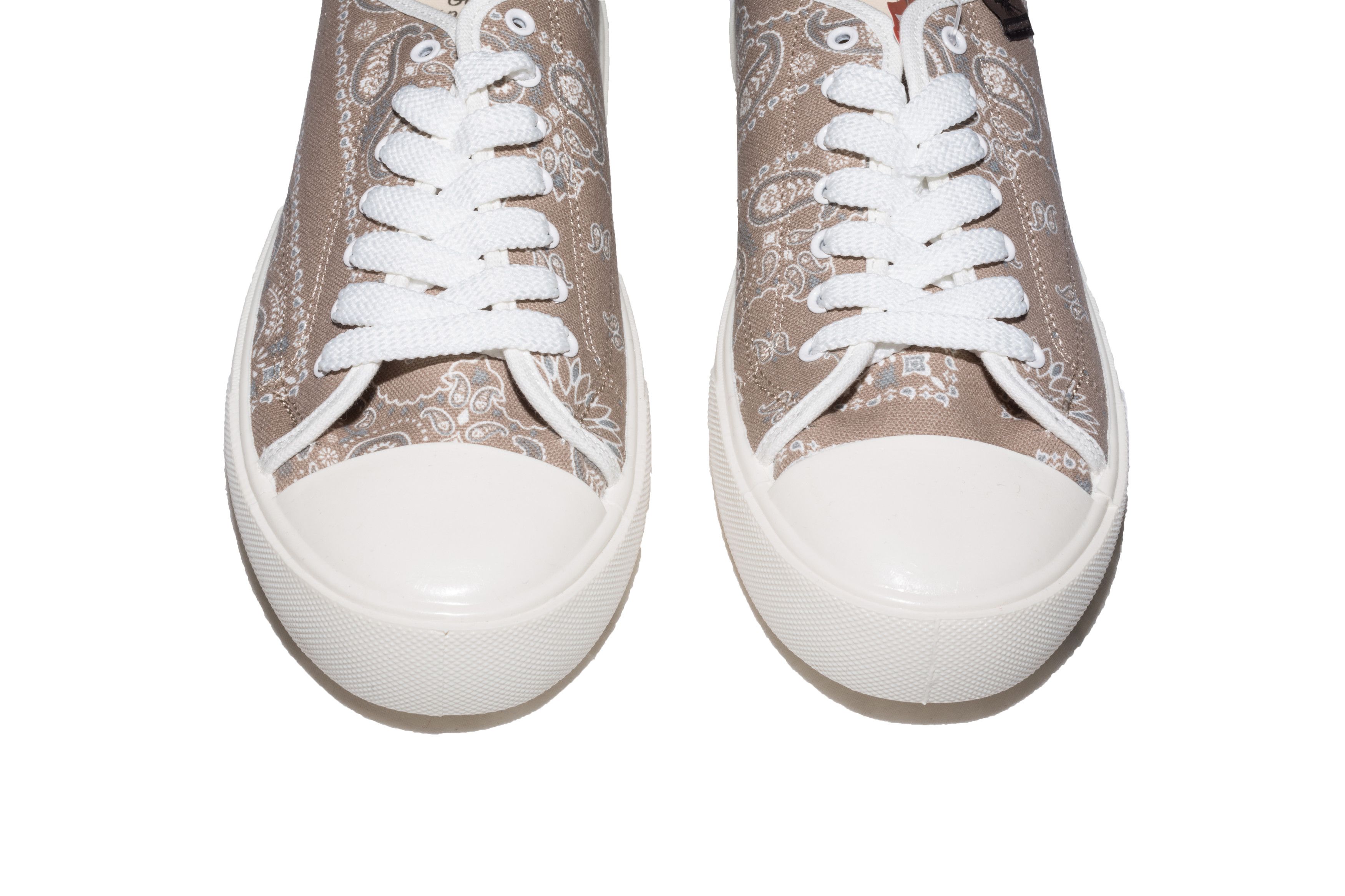 Maison MIHARA YASUHIRO Green Paisley Low Top Court Shoes Size US 10 / EU 43 - 3 Thumbnail