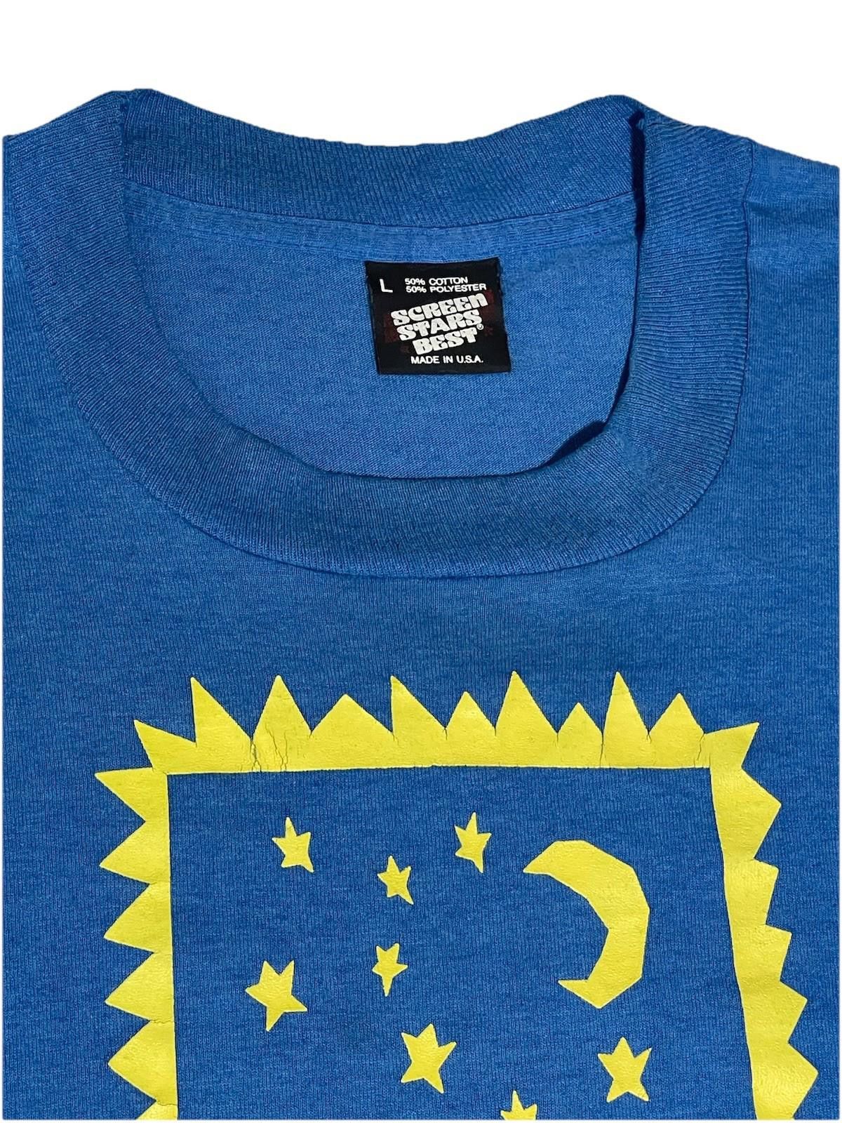 Vintage 1982 Night of 100 Stars Single Stitch Blue T-Shirt Large Size US L / EU 52-54 / 3 - 3 Thumbnail