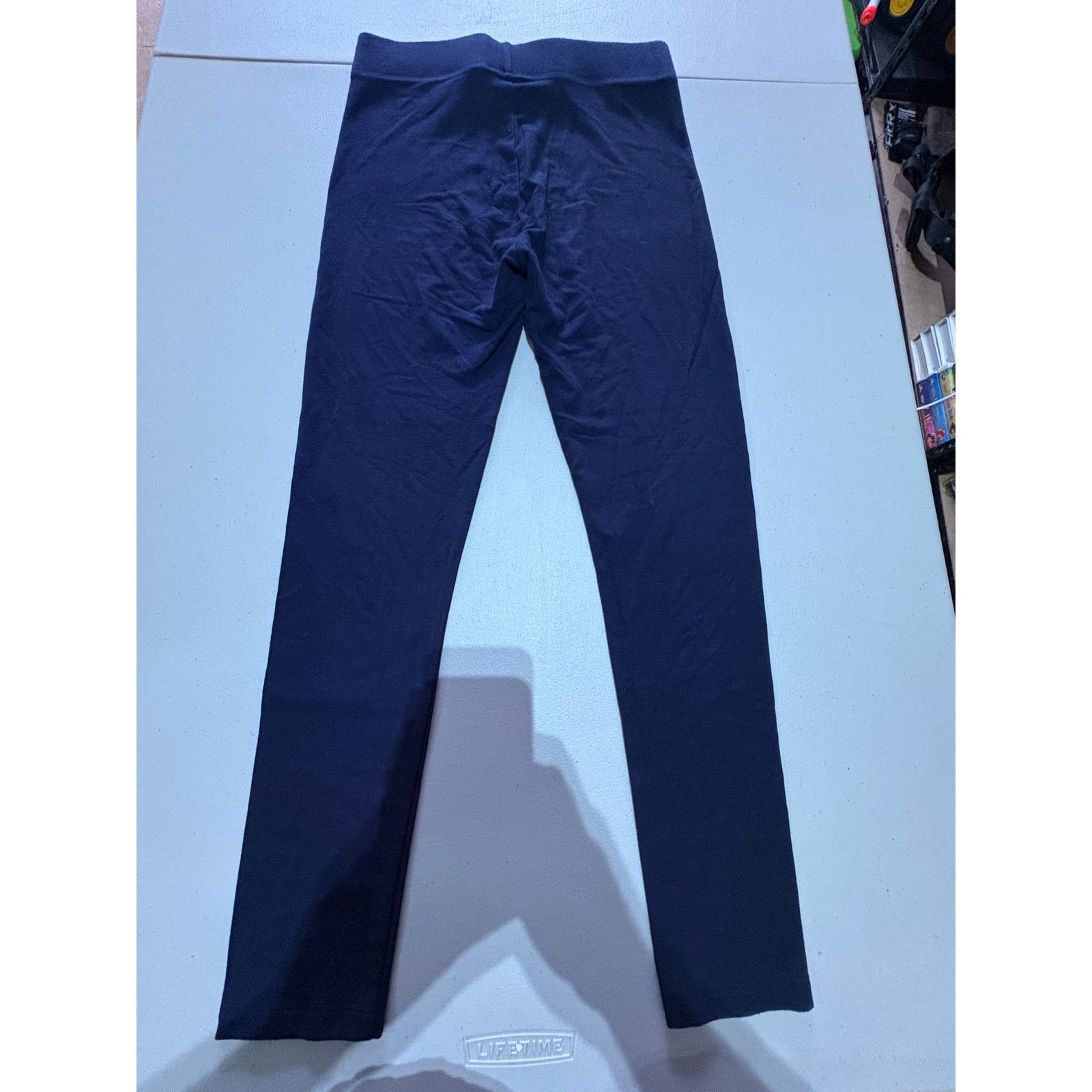 Lou & Grey Lou & Grey Leggings Women’s Small Navy Blue Stretch Knit Size 28" / US 6 / IT 42 - 4 Thumbnail