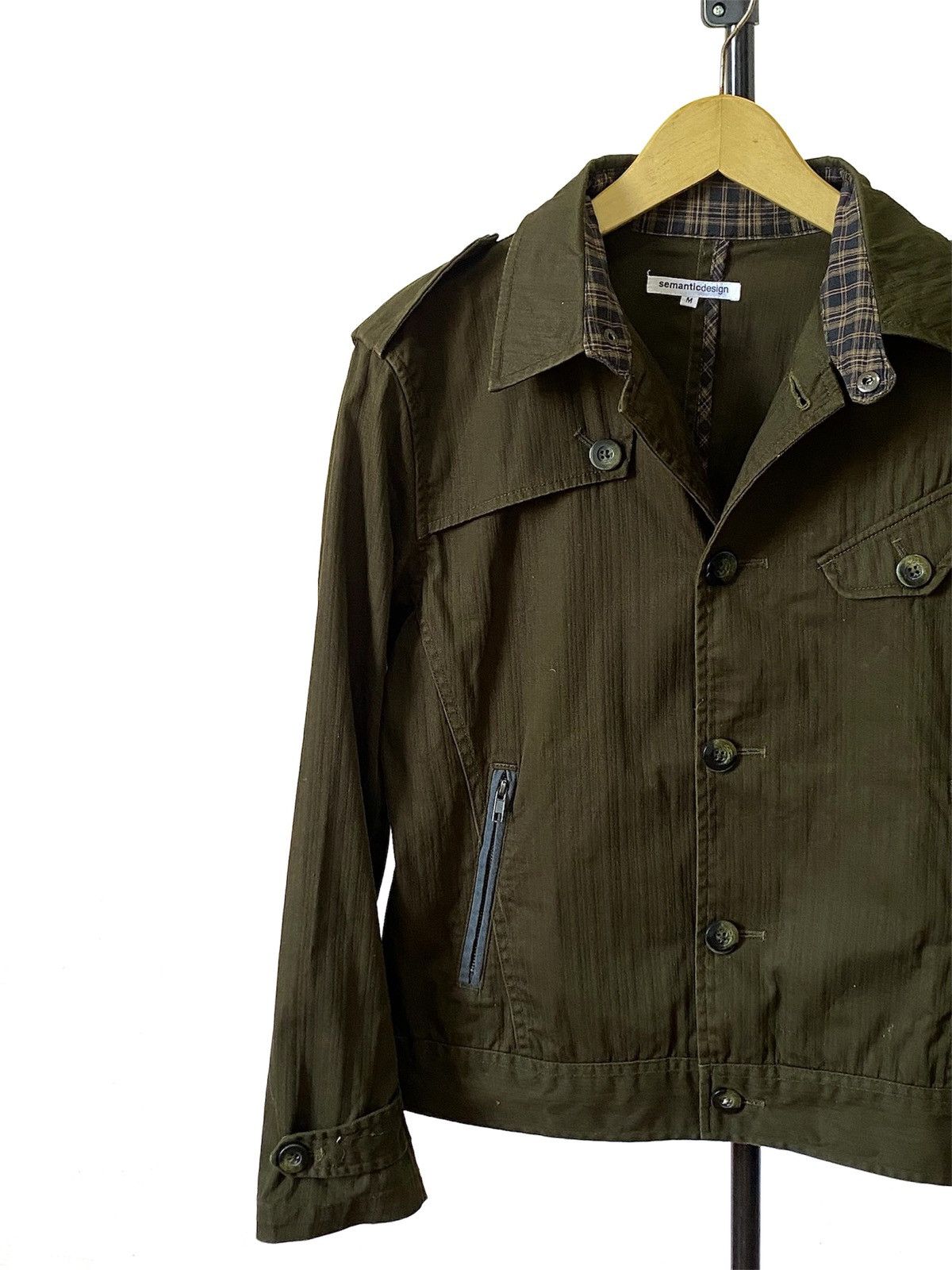 semanticdesign Rare Vintage Semantic Design Military Jacket Y2K Punk Style🔥 Size US M / EU 48-50 / 2 - 2 Thumbnail