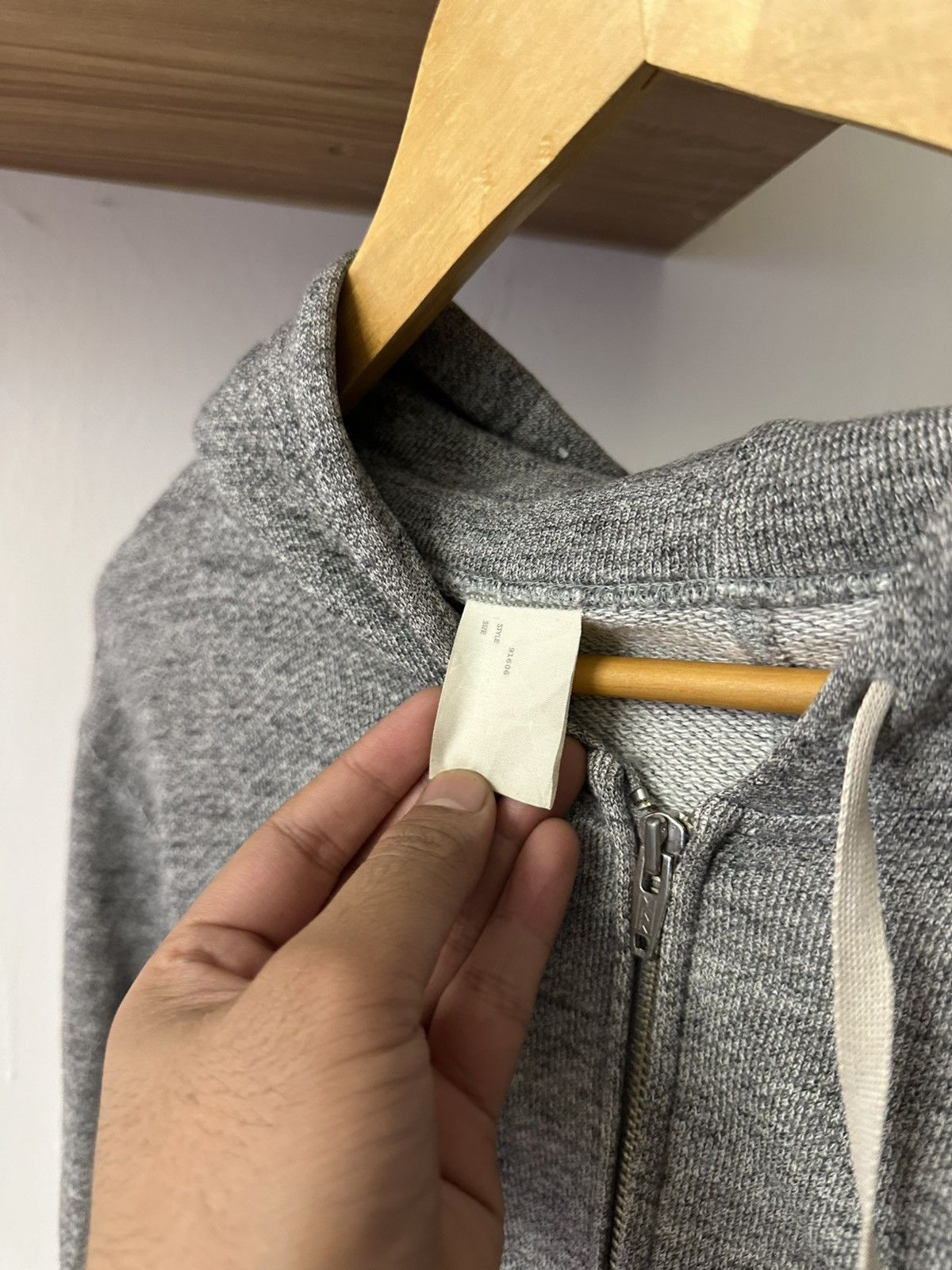 N.Hoolywood N.Hoolywood Zipper Grey Hoodie Japan Size US S / EU 44-46 / 1 - 7 Thumbnail