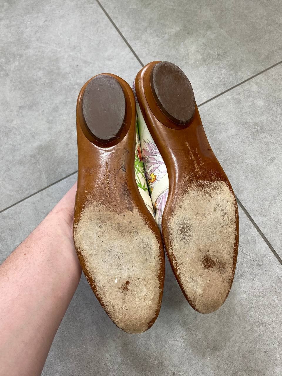 Salvatore Ferragamo Vintage Salvatore Ferragamo Sea Pattern Ballet Flats Shoes Size US 6 / IT 36 - 9 Thumbnail
