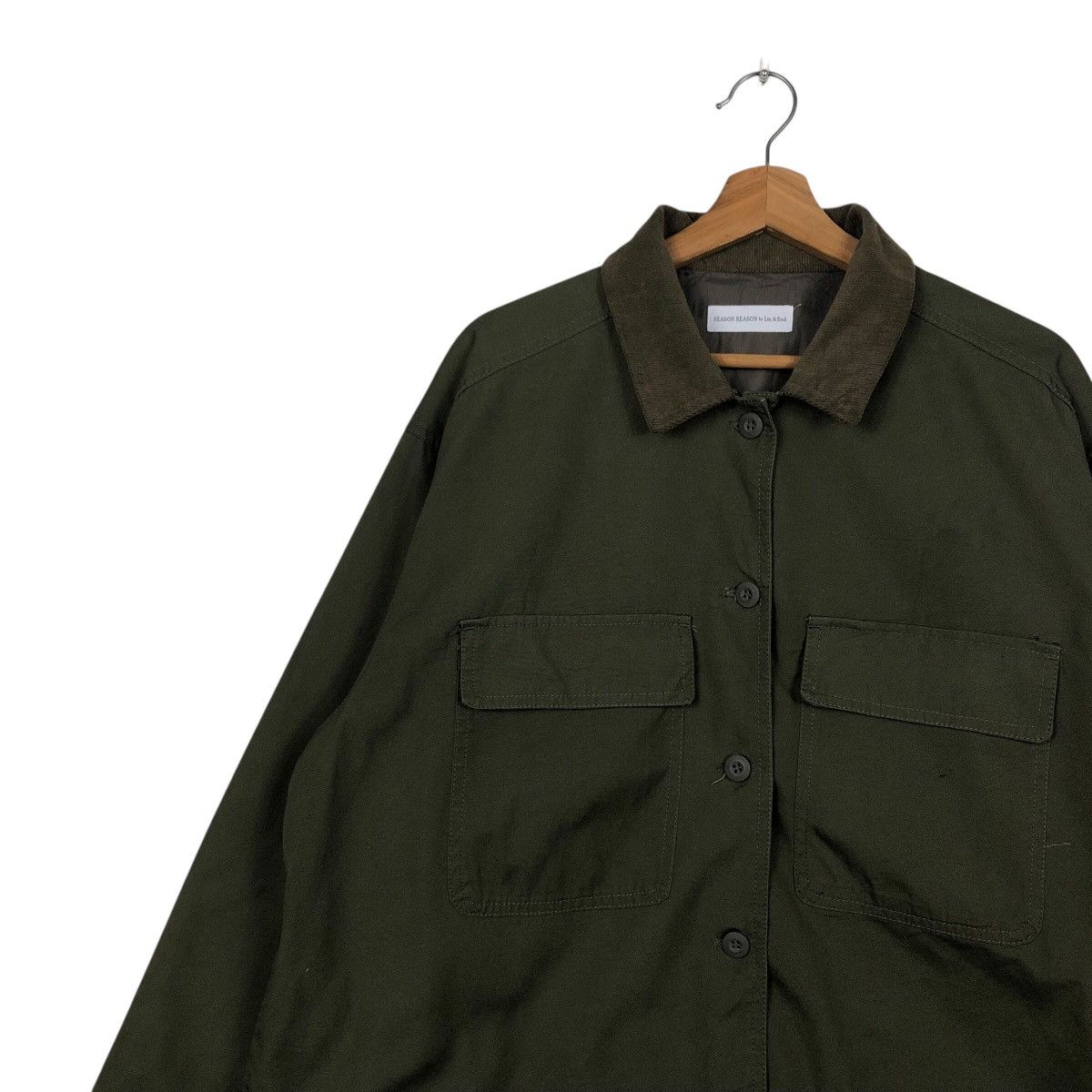 Japanese Brand × Vintage 📌Vintage Chore Work Jacket Duck Canvas Season Reason Size US L / EU 52-54 / 3 - 8 Thumbnail