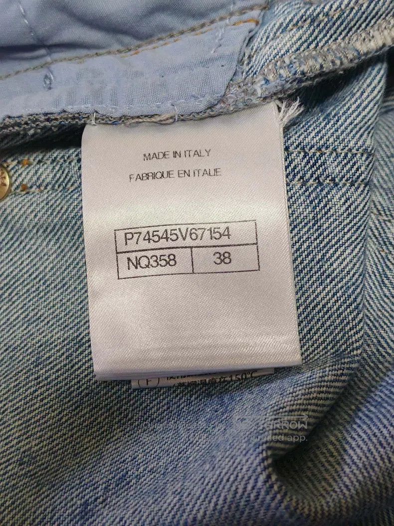 Chanel Chanel 23N straight full logo sequin jeans Size 25" / US 0 / IT 36 - 4 Thumbnail
