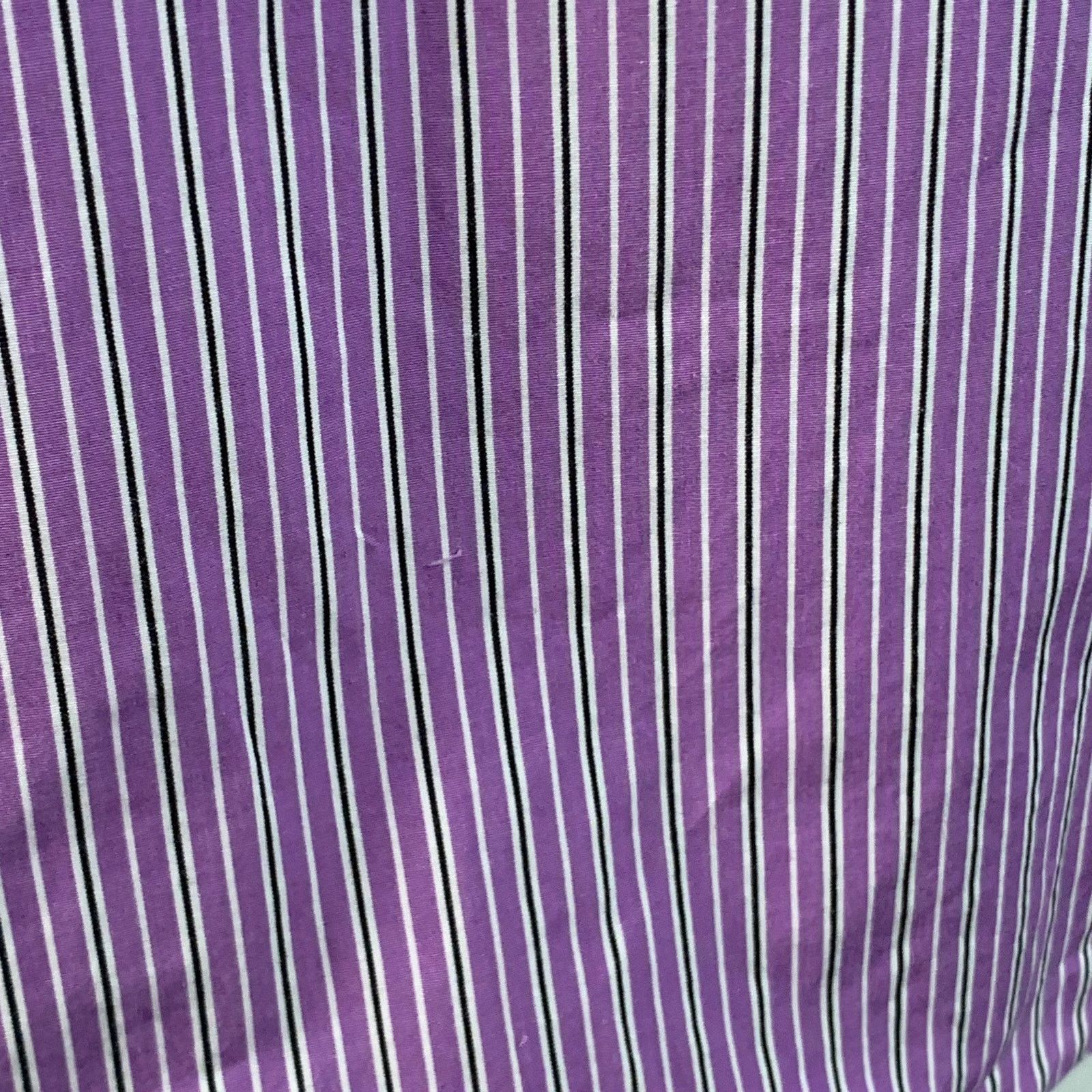 Ralph Lauren RALPH LAUREN Size L Purple Stripe Cotton Long Sleeve Shirt Size US L / EU 52-54 / 3 - 5 Thumbnail