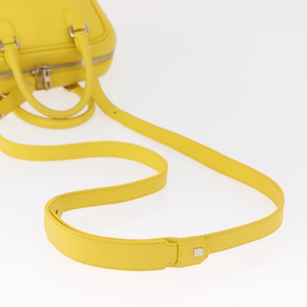 Loewe Loewe Leather Handbag Yellow Size ONE SIZE - 12 Thumbnail
