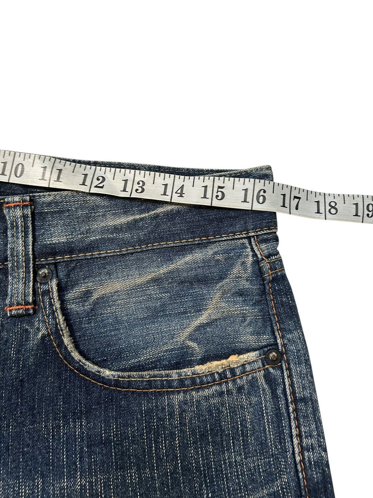 Edwin × Kapital × Vintage Vintage Edwin Flare Japanese Punk Style Denim Jeans Size US 33 - 15 Thumbnail
