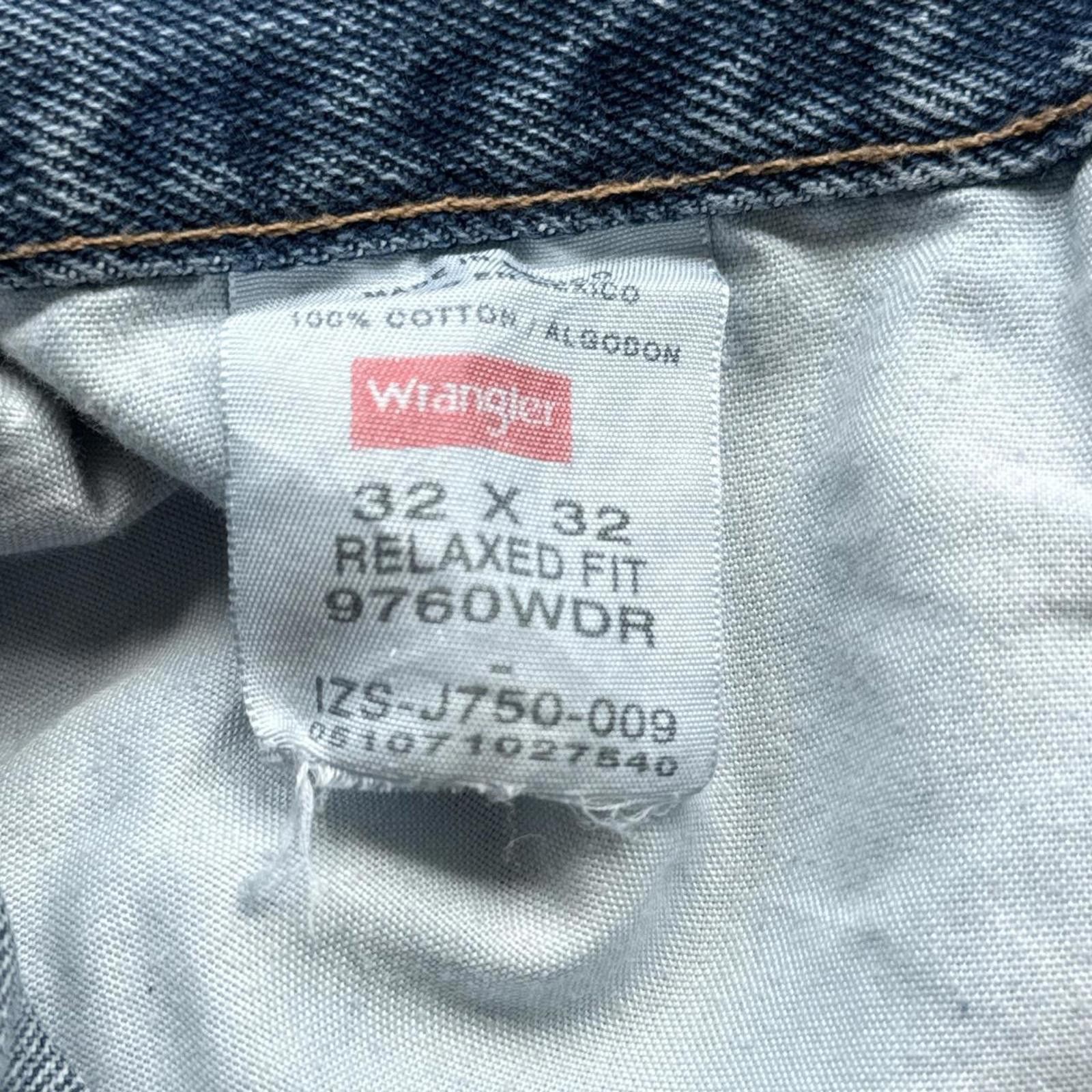 Wrangler Wrangler Faded Denim Blue Jeans Size US 32 / EU 48 - 8 Thumbnail