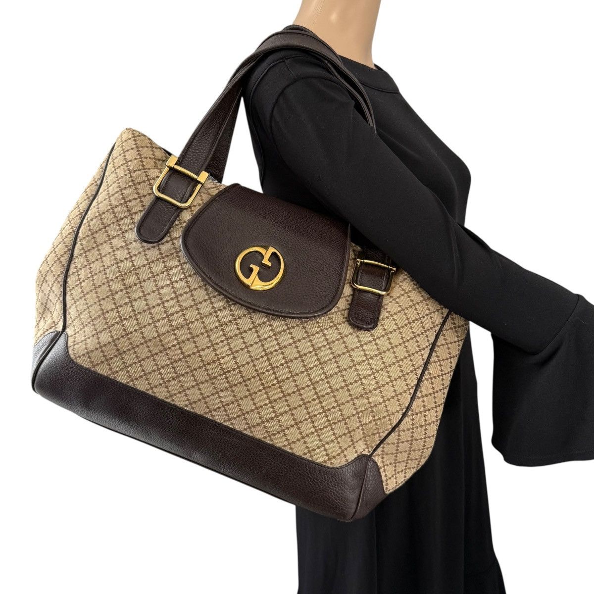 Gucci Gucci Diamanté 1973 Tote Bag Size ONE SIZE - 14 Thumbnail