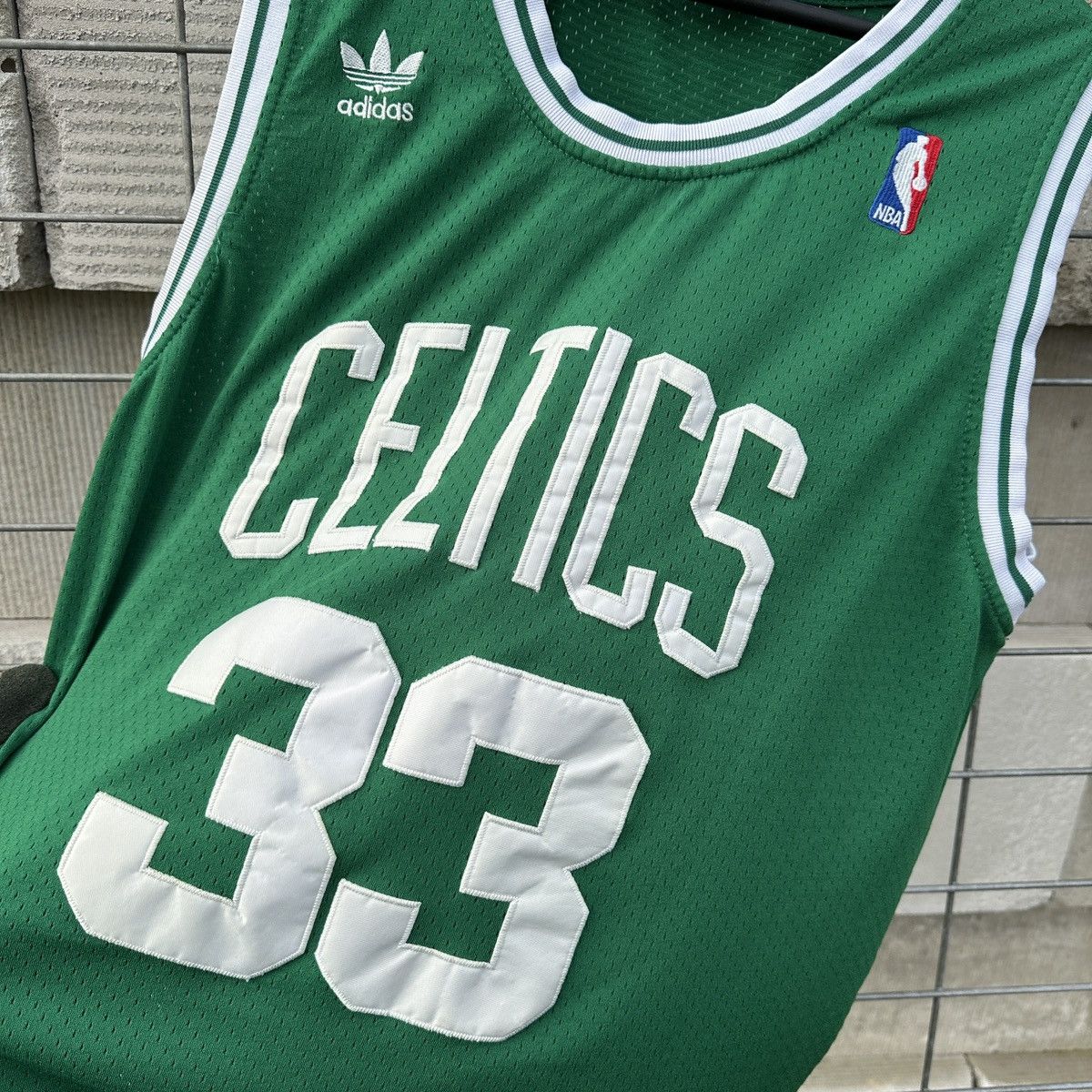 Adidas Vintage 80s Boston Celtics #33 Larry Bird NBA Jersey 1985 86 Size US M / EU 48-50 / 2 - 6 Thumbnail