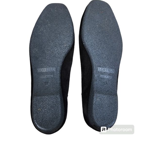 Other Loriblu ballet flats Slip-on Size 37 EU black suede Size US 6 / IT 36 - 2 Thumbnail