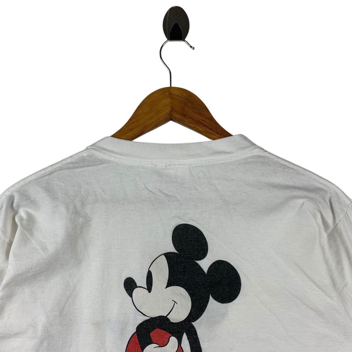 Disney Vintage MICKEY MOUSE mirror printed mickey long sleeve tee Size US M / EU 48-50 / 2 - 11 Thumbnail