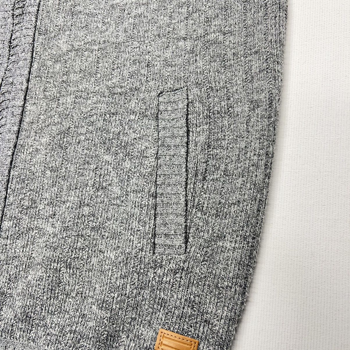 Other VTG US Icon Sweater Vest Grey Cable Knit Full Zip Patch Y2K Size US L / EU 52-54 / 3 - 6 Thumbnail