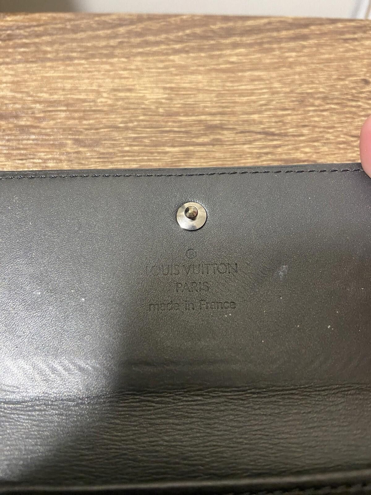 Louis Vuitton Louis Vuitton charcoal gray matte monogram trifold wallet Size ONE SIZE - 10 Thumbnail