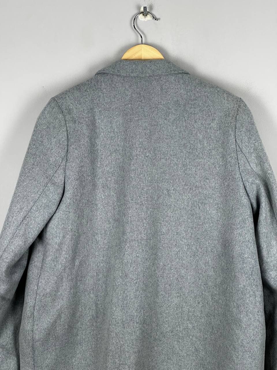 Japanese Brand Luxury Sessun Sky Blue Wool Womans Coat Size XS / US 0-2 / IT 36-38 - 12 Thumbnail