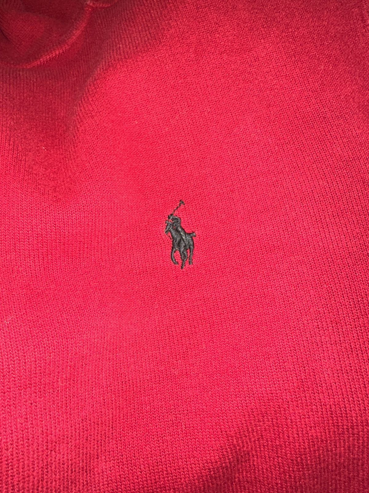 Polo Ralph Lauren Polo Ralph Lauren 1/4 Zip Mock Neck Knit Sweater Red Size US M / EU 48-50 / 2 - 4 Thumbnail