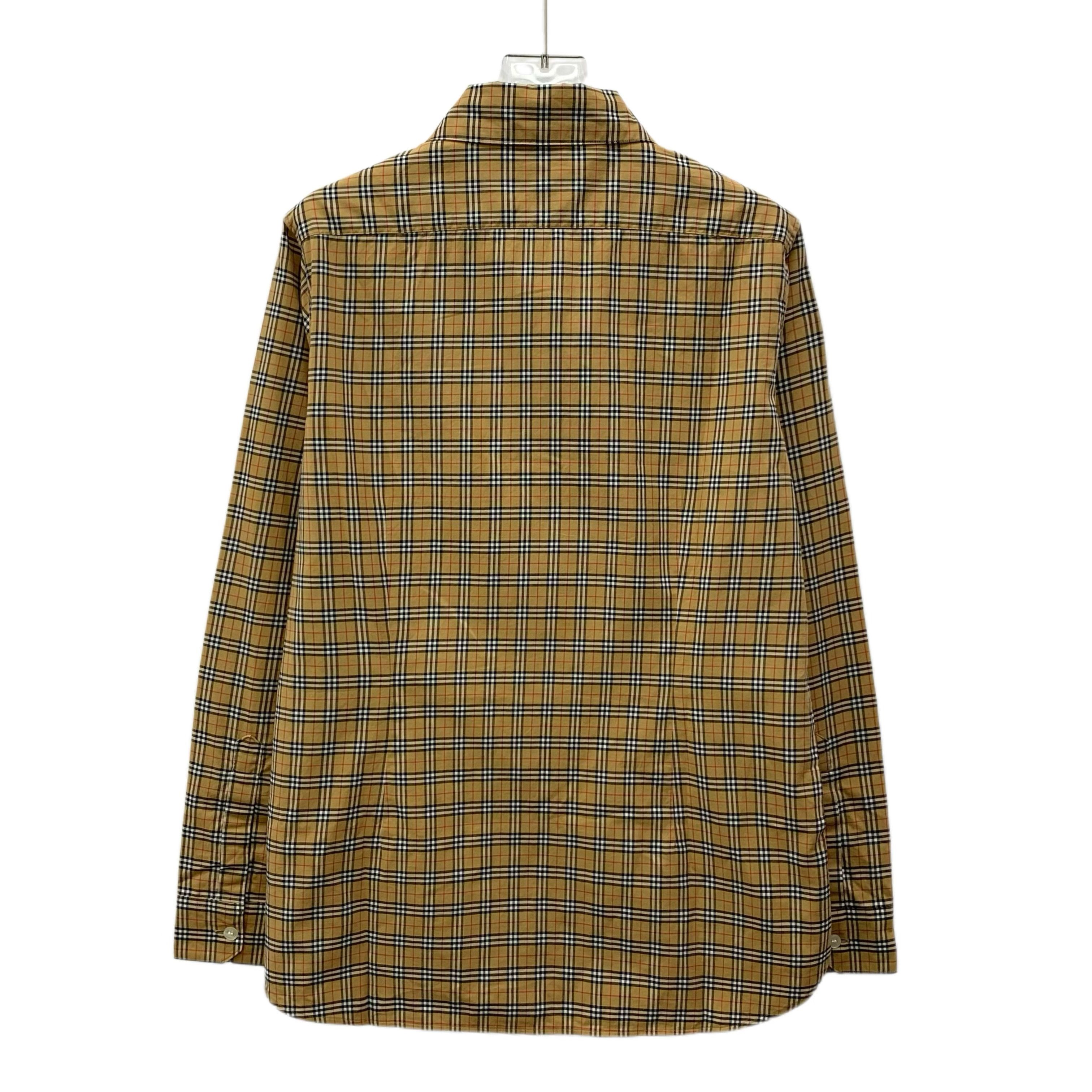 Burberry Burberry Brown Check Cotton Shirt (Size 42) Size US XS / EU 42 / 0 - 6 Thumbnail