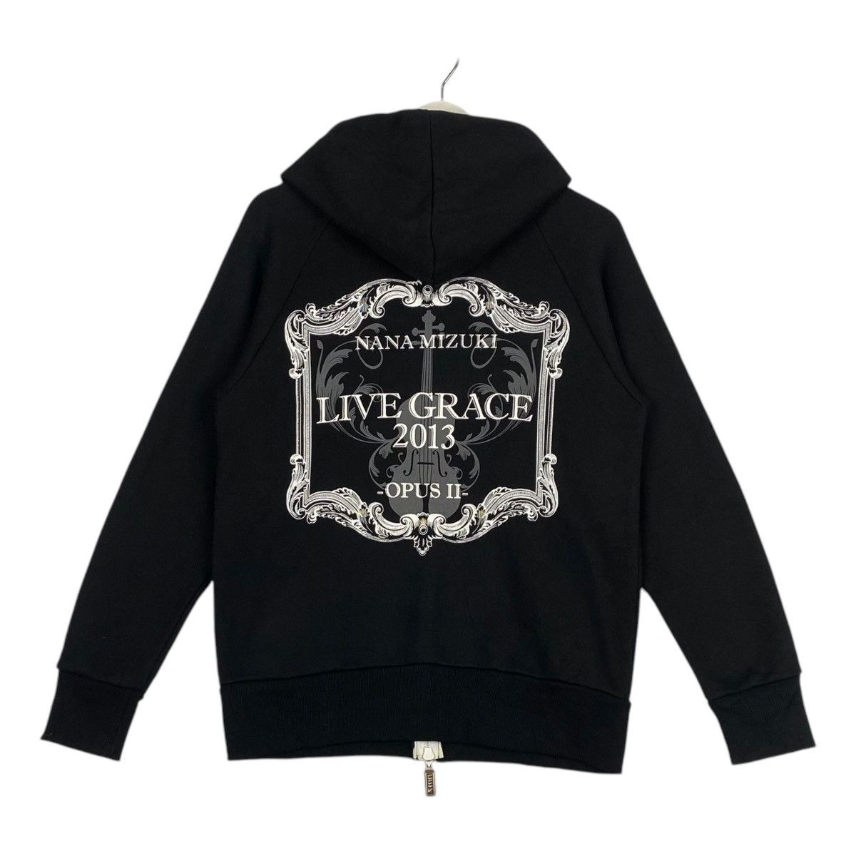 Designer × Vintage Vintage Nana Mizuki Full Zip Hoodie Embroidered Black Size US M / EU 48-50 / 2 - 6 Thumbnail