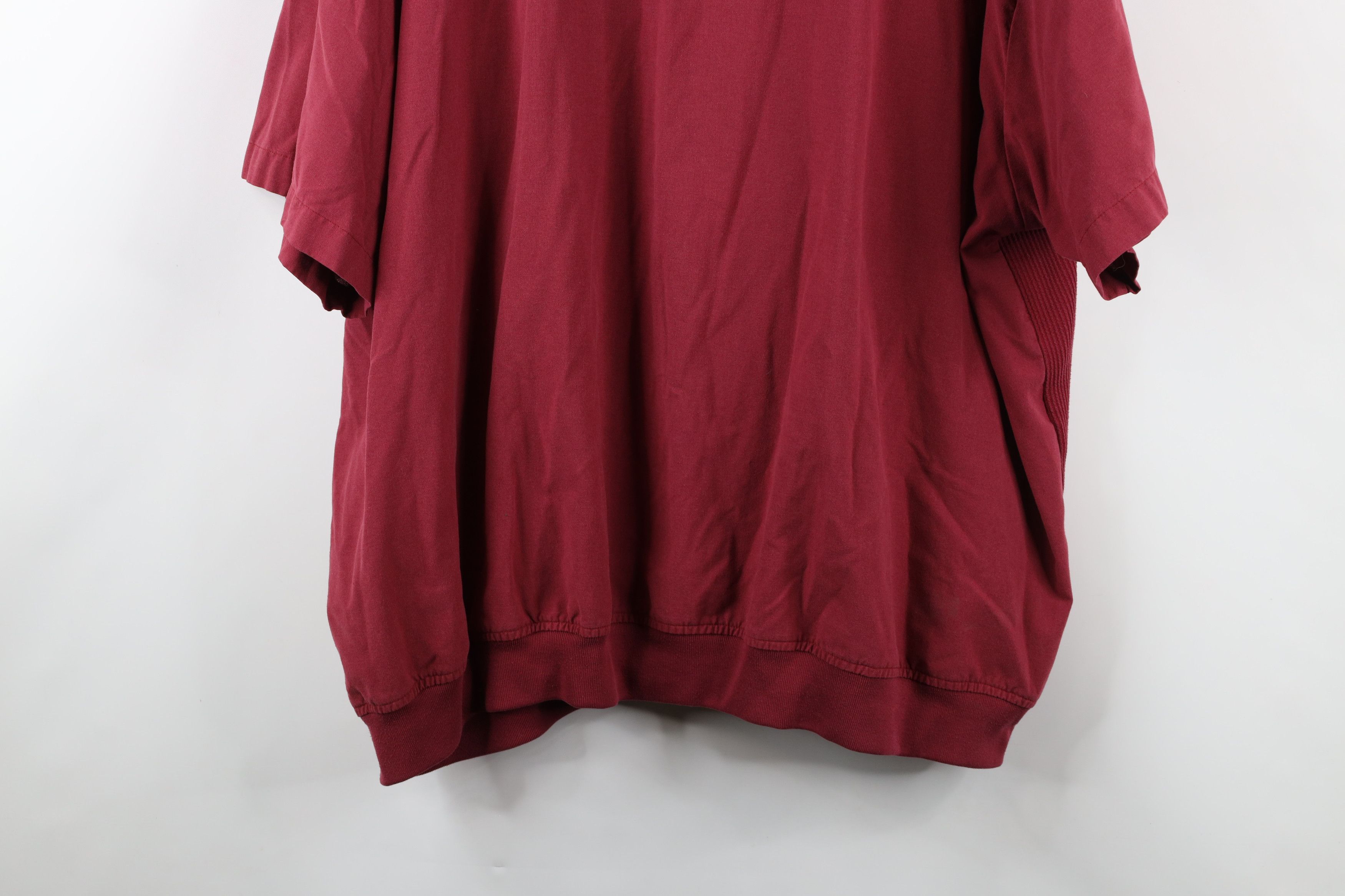 Vintage Vintage 90s Streetwear Pullover Polo Shirt Mafia Mob Red Size US XXL / EU 58 / 5 - 12 Thumbnail