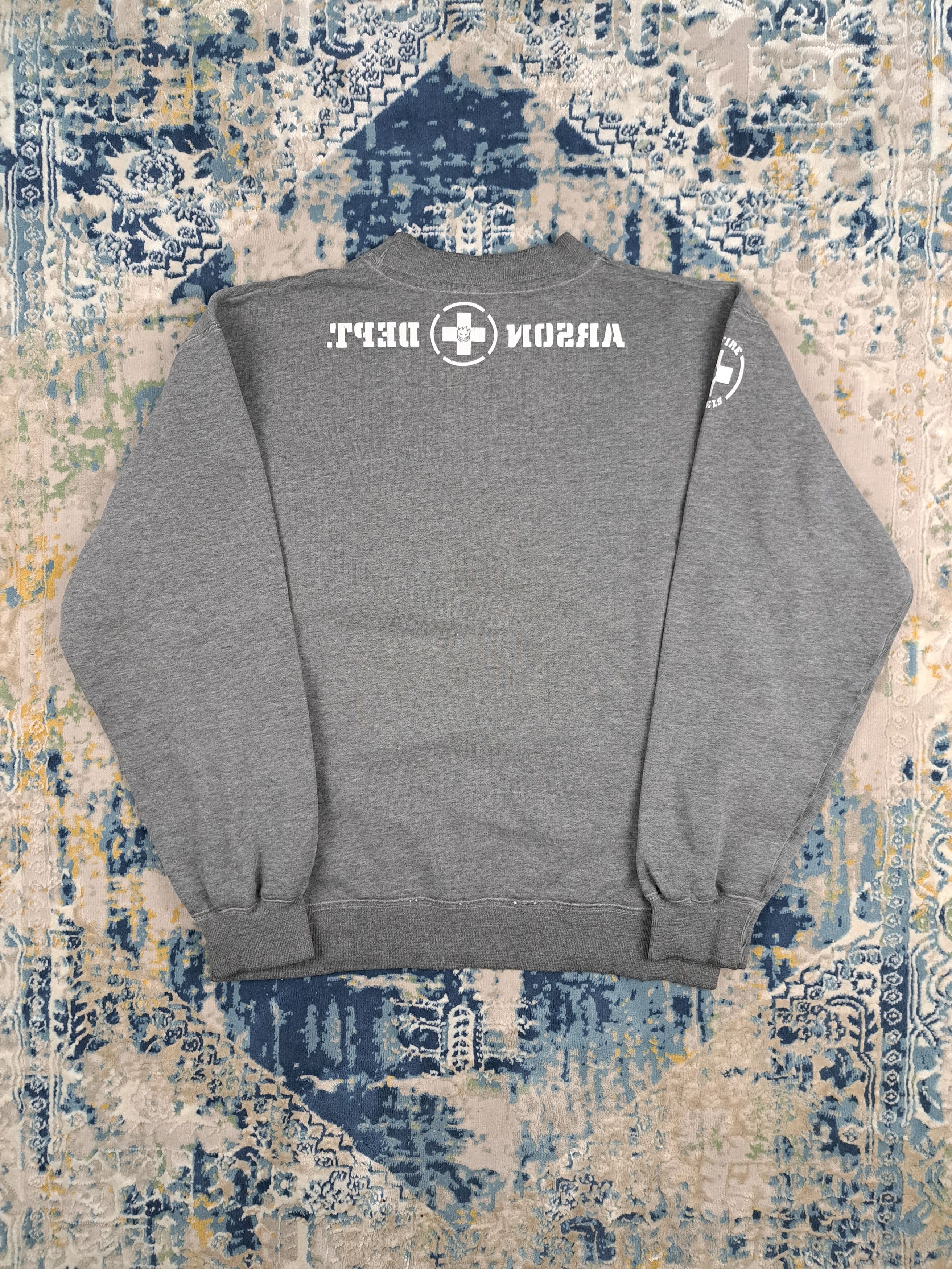 Spitfire Vintage Spitfire Wheels Arson Dept Sweatshirt Skate Fire y2k Size US S / EU 44-46 / 1 - 3 Thumbnail