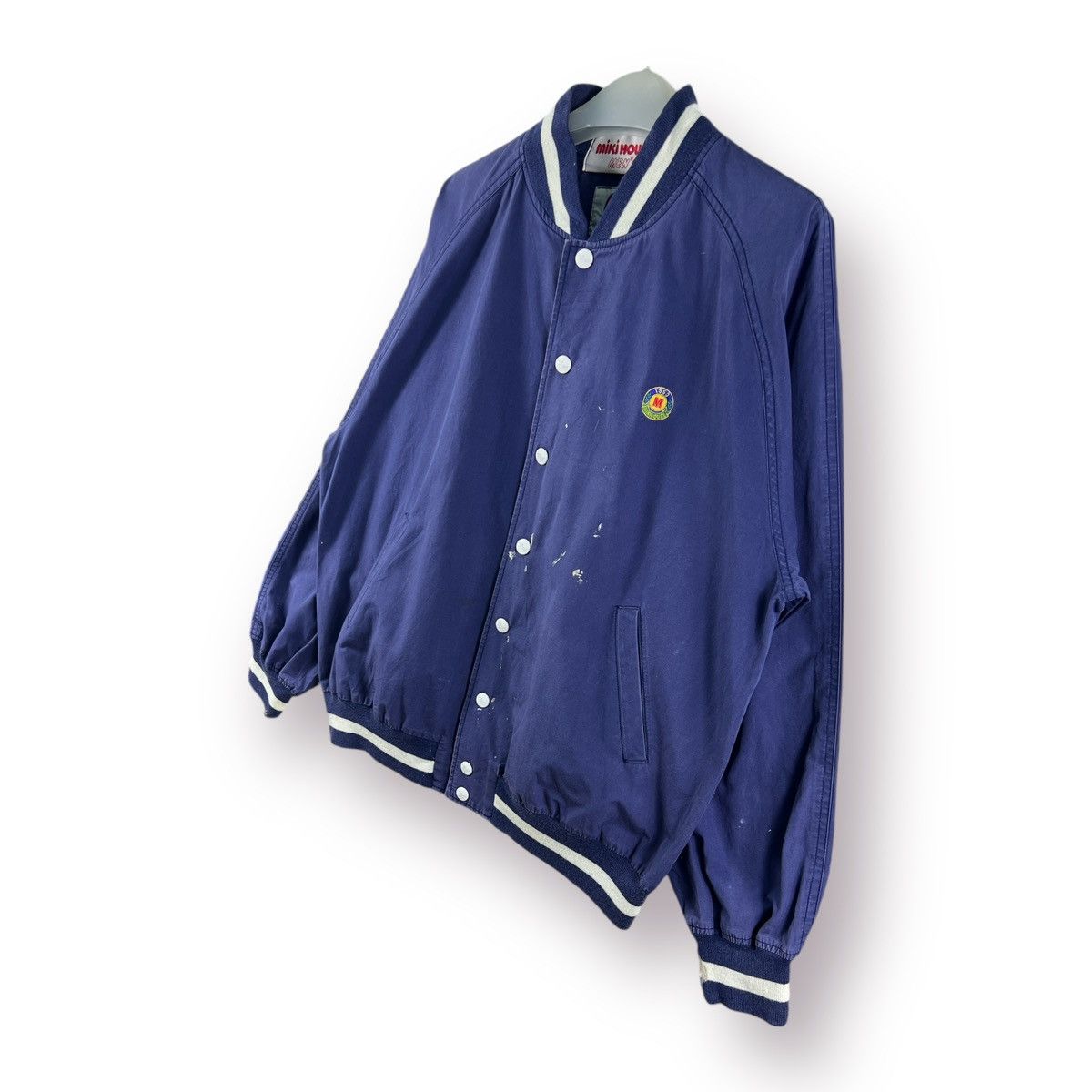 Mickey Inc 🔥 Vintage 90's Miki House Country Distressed Varsity Size US L / EU 52-54 / 3 - 3 Thumbnail