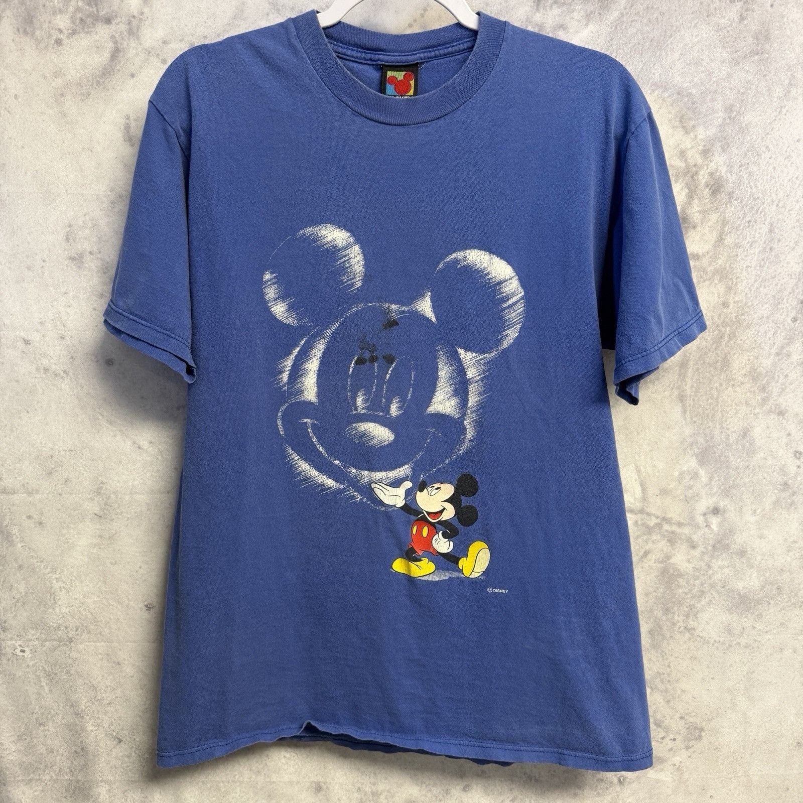 Disney × Mickey Unlimited × Vintage Vintage 90s Mickey Unlimited T Shirt Mens Large Blue Mickey Size US L / EU 52-54 / 3 - 1 Thumbnail