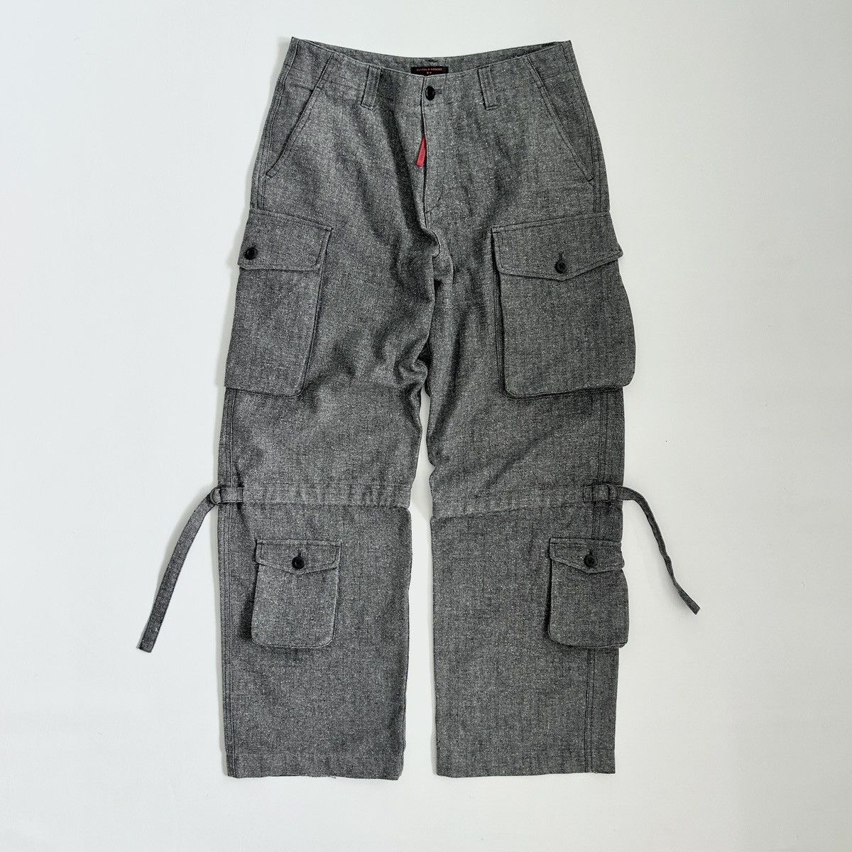 image of Avant Garde x Vintage 291295 = Homme Cargo Pants in Grey, Men's (Size 33)