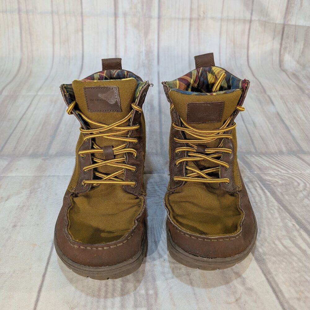 Other Lems Boulder Buckeye Size 41 Brown Canvas Casual Lace-Up Hi Size US 11 / IT 41 - 1 Thumbnail