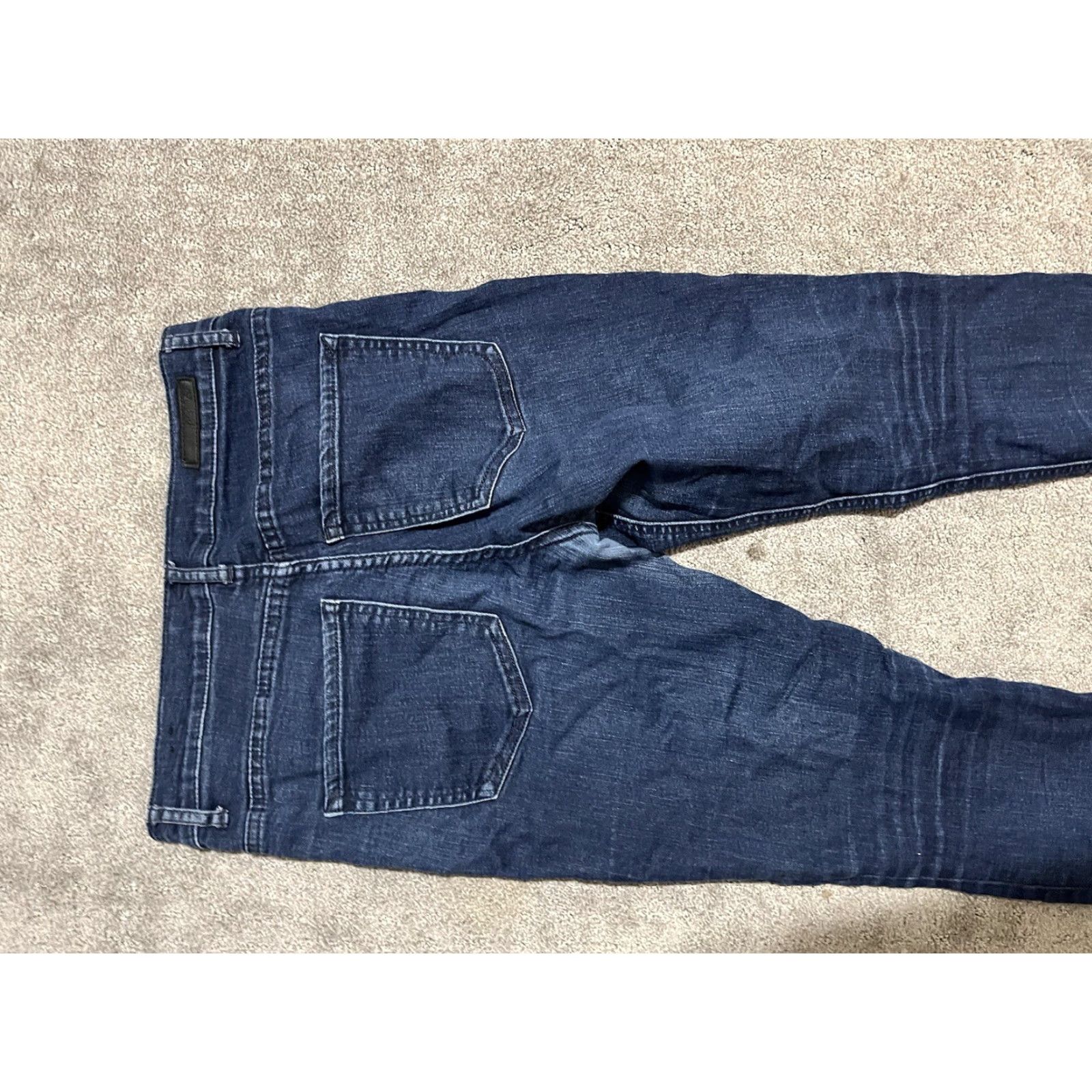 Express Express High Rise Ankle Skinny Jeans Size 6 Dark Wash Denim Womens Size 28" / US 6 / IT 42 - 4 Thumbnail