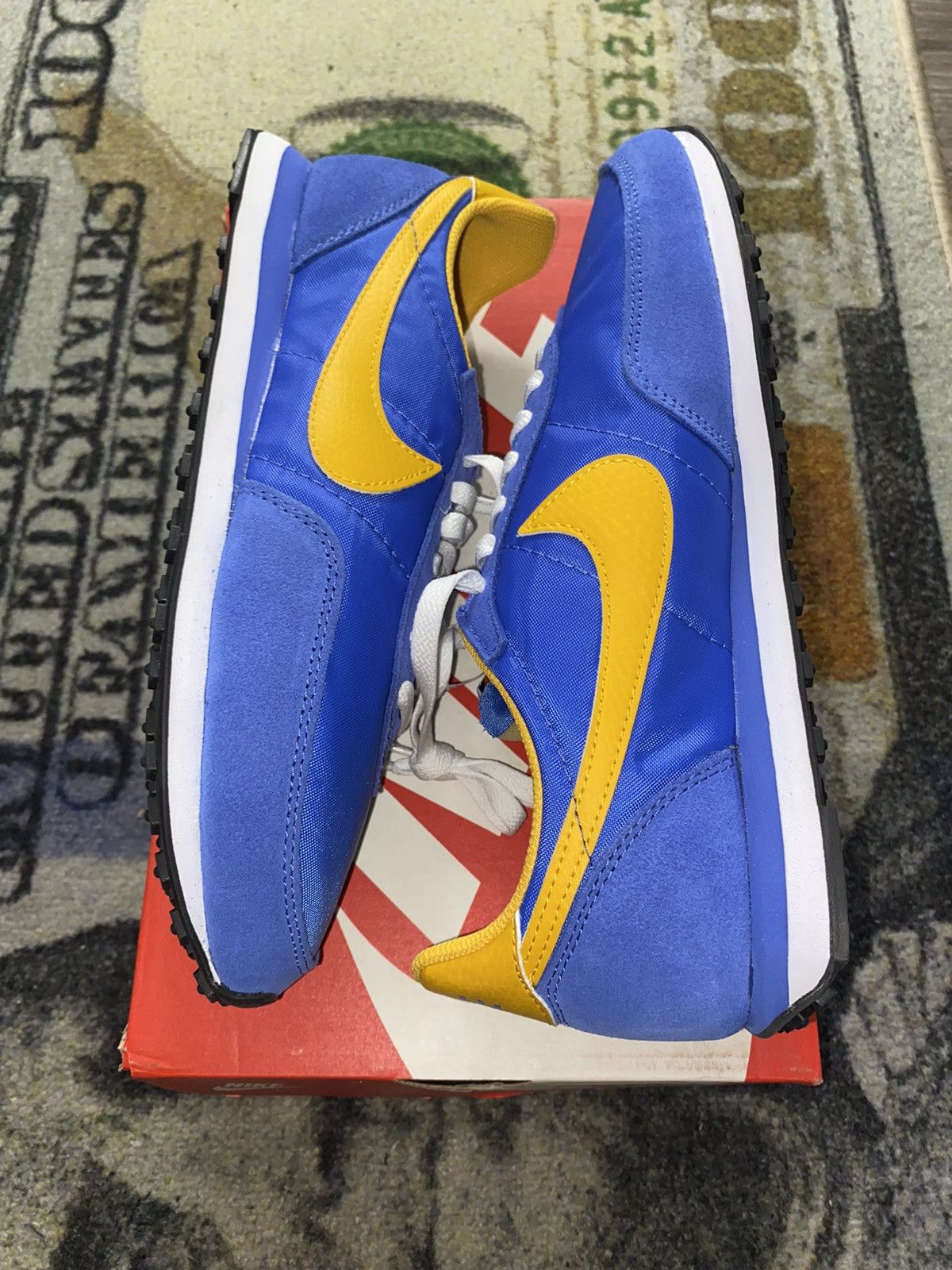 Nike Nike Waffle Trainer 2 Medium Blue University Gold Size US 8 / EU 41 - 2 Thumbnail