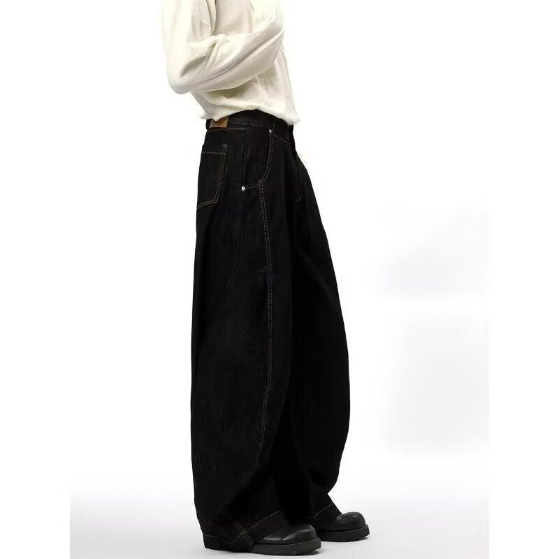 Japanese Brand × Jean Retro loose straight leg high street jeans Size US 32 / EU 48 - 3 Thumbnail
