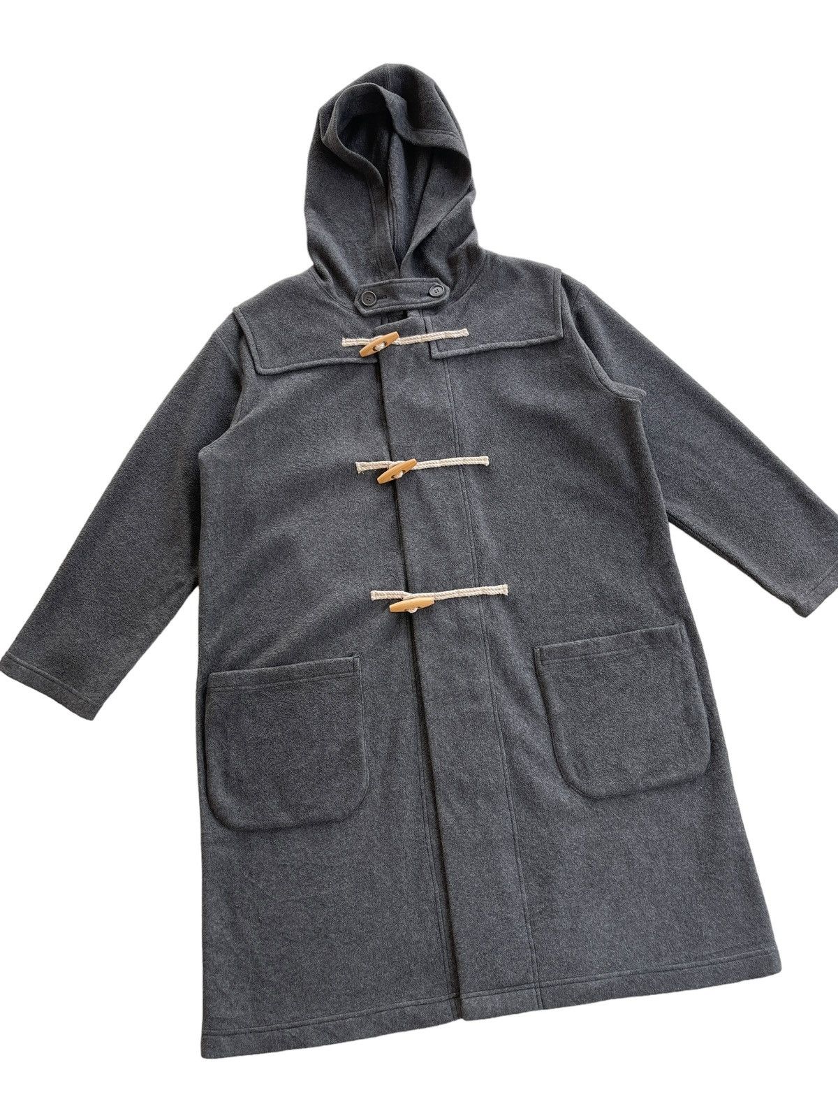 Issey Miyake Issey Miyake Plantation Duffle Coat Fleece Size US L / EU 52-54 / 3 - 4 Thumbnail
