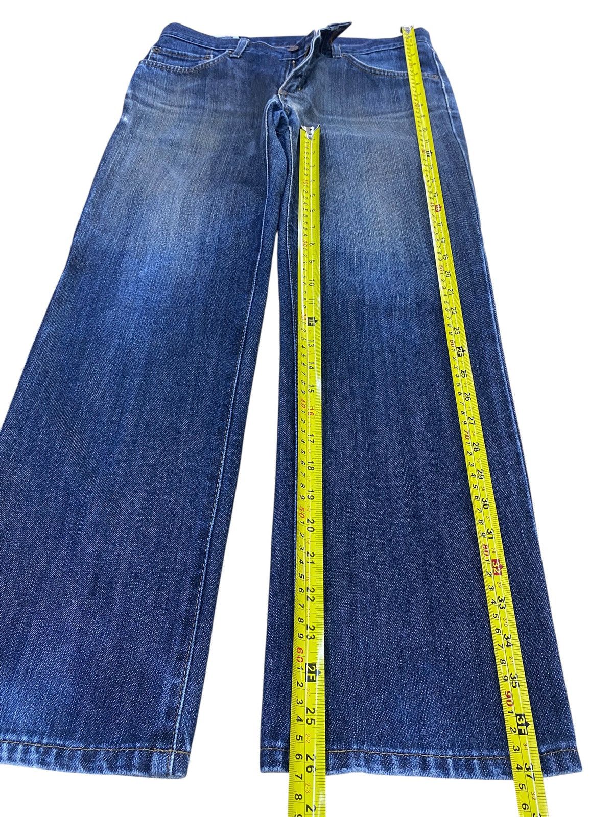 Edwin Edwin Whiskers Dark Blue Wash Style Loose Jeans Size US 30 / EU 46 - 7 Thumbnail