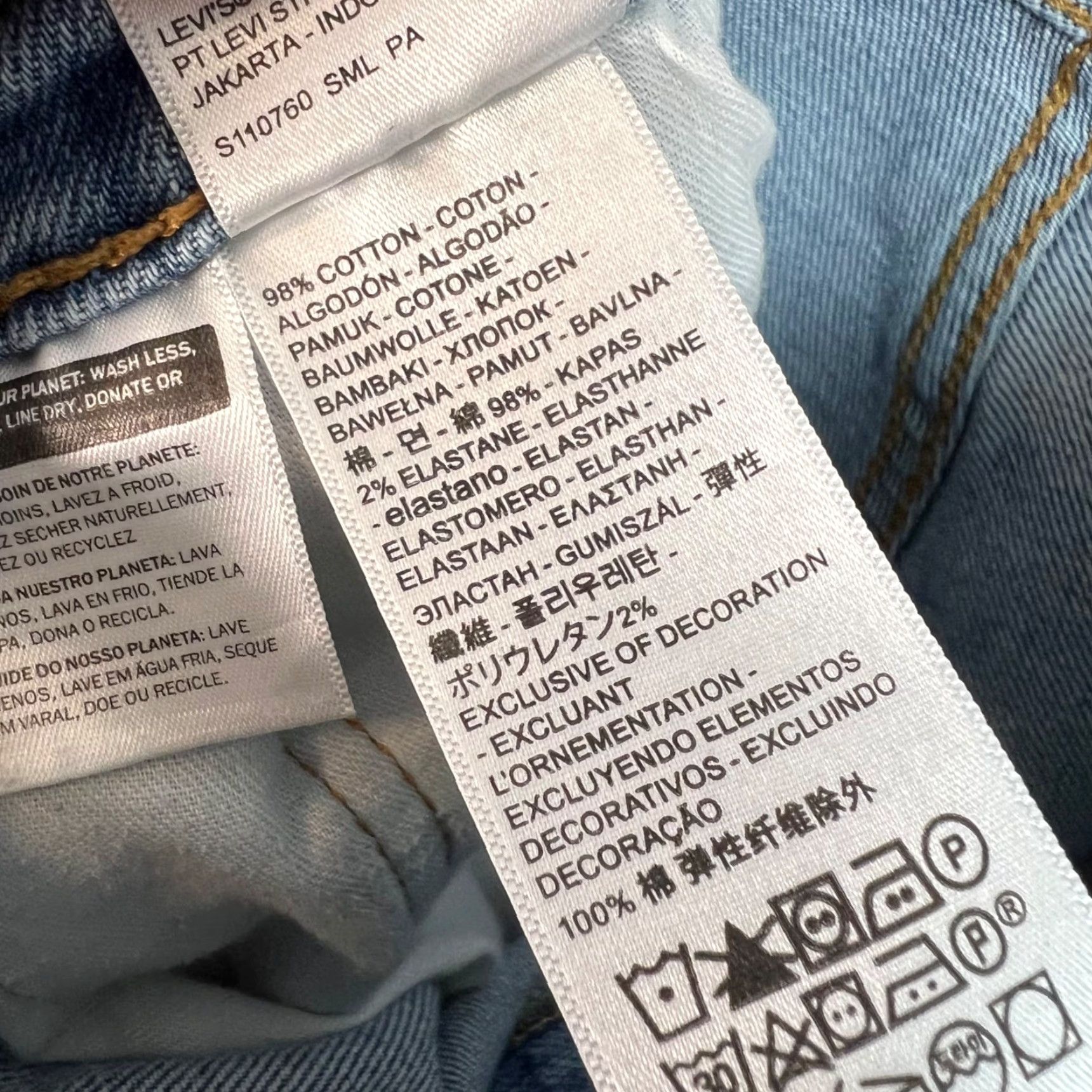 Levi's Levis 505 Jeans Mens 36x32 Straight Blue Denim Cotton Blend Regular Fit 5-Pocket Levis 500 Series Vintage No Size US 36 / EU 52 - 4 Thumbnail