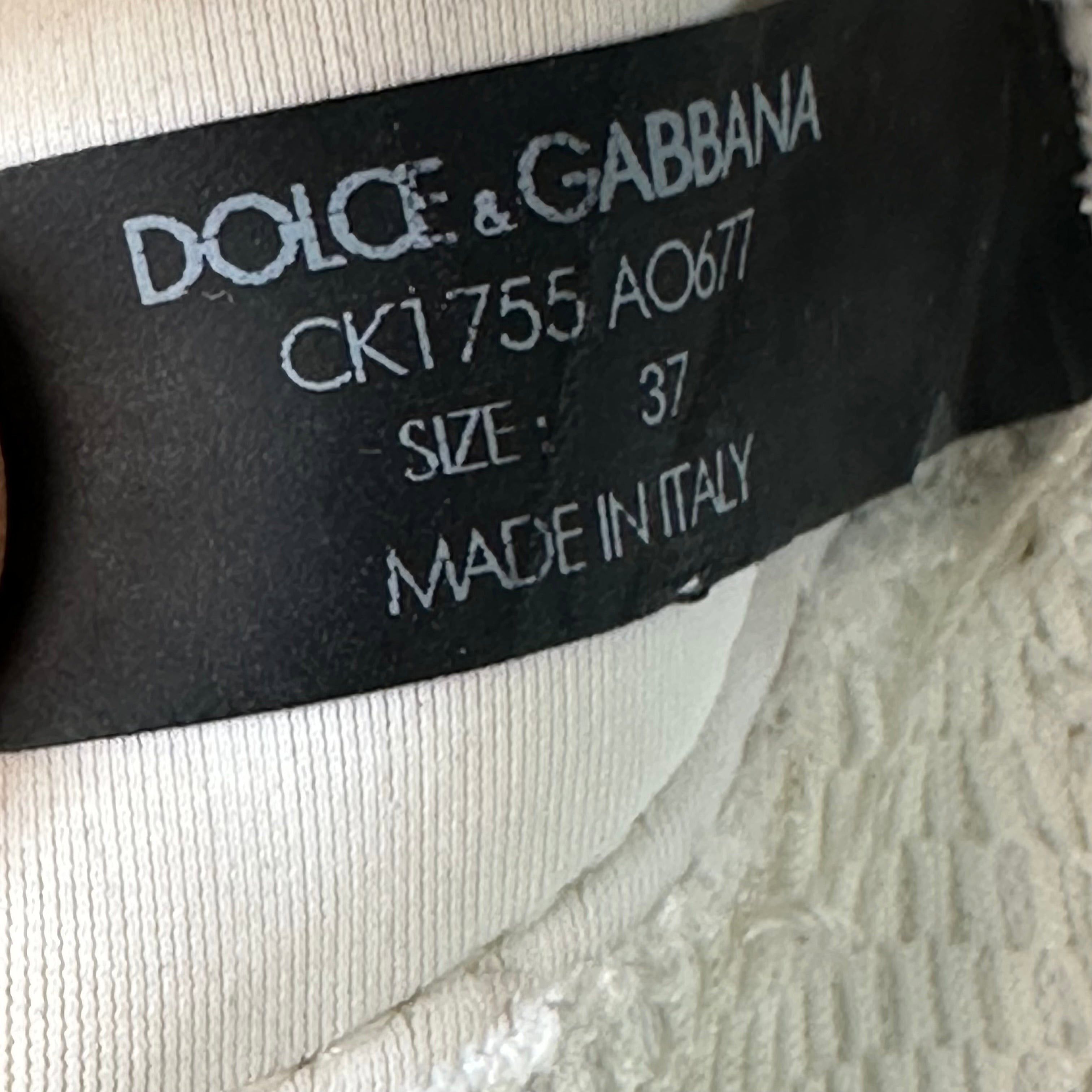 Dolce & Gabbana Dolce Gabbana Multicolor Patchwork NS1 Sneaker Sz 5 (37) Size US 5 / EU 37 - 6 Thumbnail